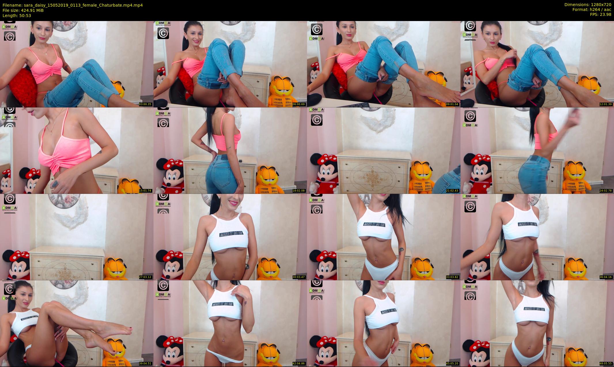 sara_daisy — 51 minute Chaturbate female cam show recording, 720p, May 15, 2019