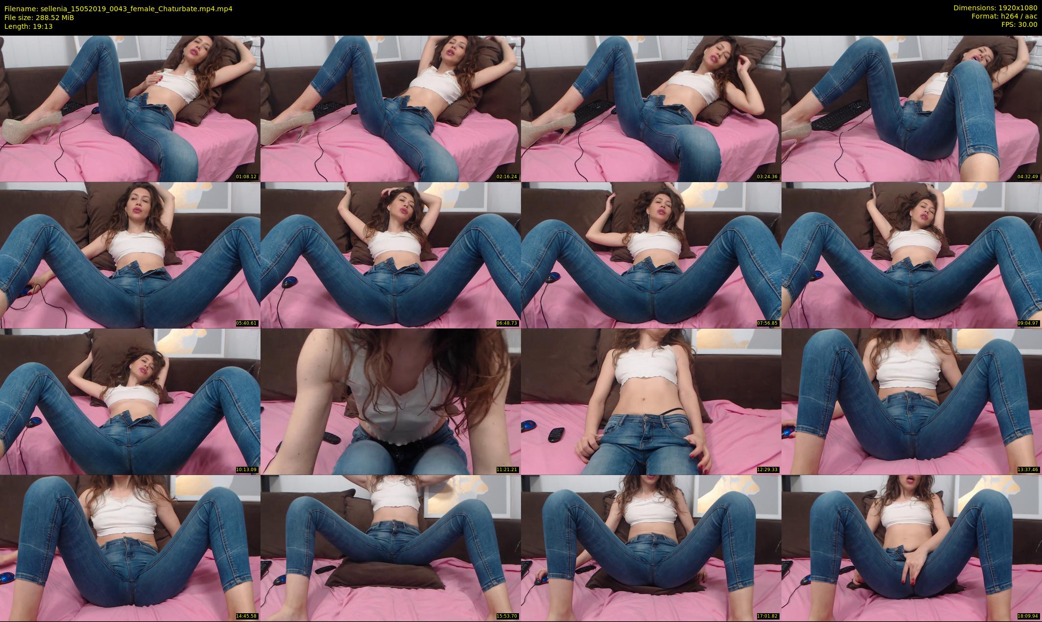 sellenia — 20 minute Chaturbate female cam show recording, 1080p, May 15, 2019