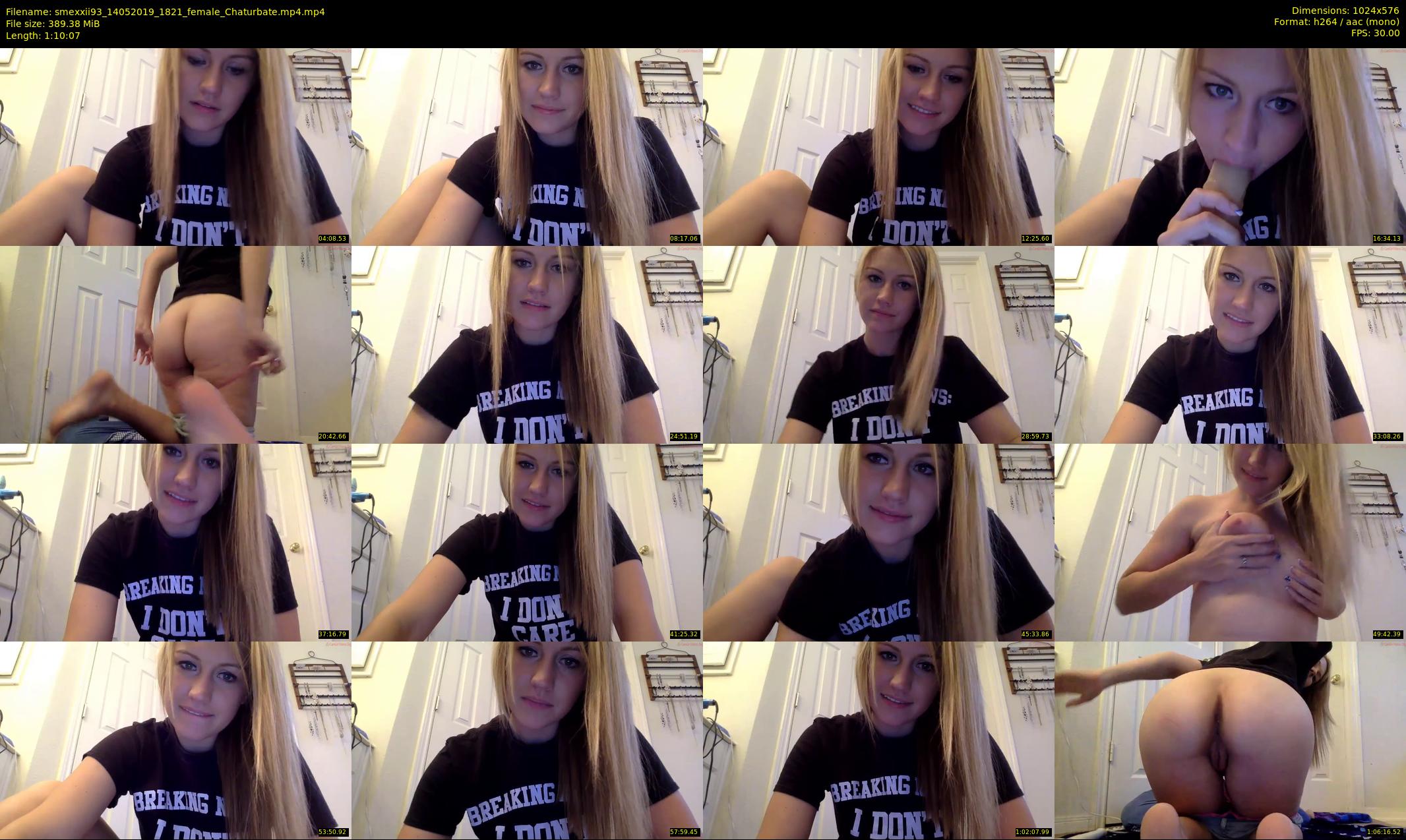 smexxii93 — 71 minute Chaturbate female cam show recording, 480p, May 14, 2019
