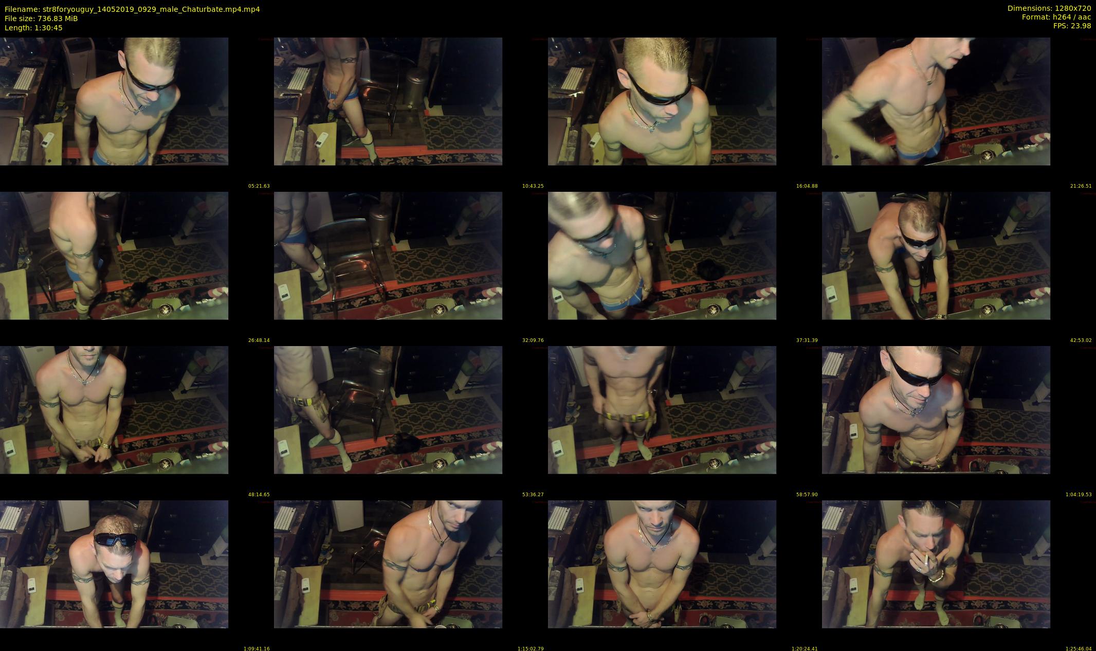 str8foryouguy — 91 minute Chaturbate male cam show recording, 720p, May 14, 2019