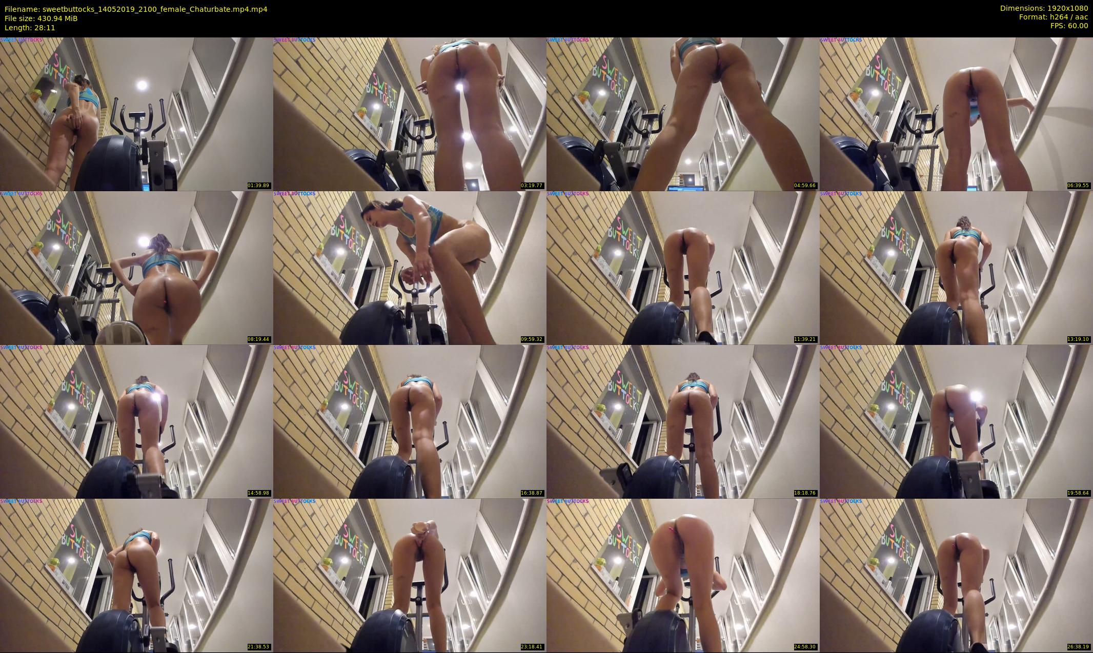 sweetbuttocks — 29 minute Chaturbate female cam show recording, 1080p, May 14, 2019