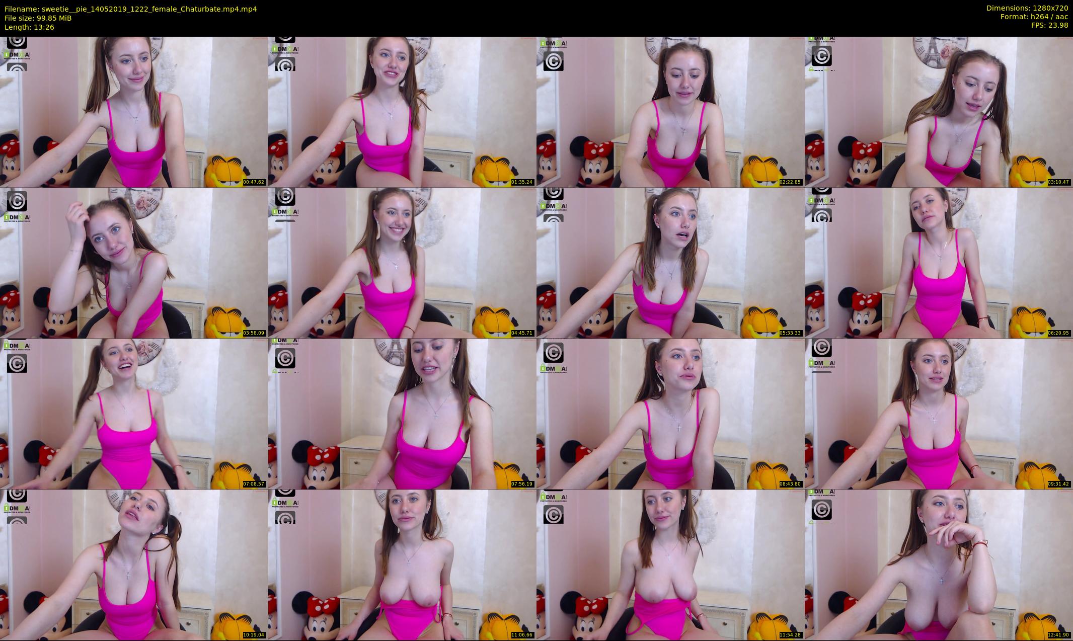 sweetie__pie — 14 minute Chaturbate female cam show recording, 720p, May 14, 2019