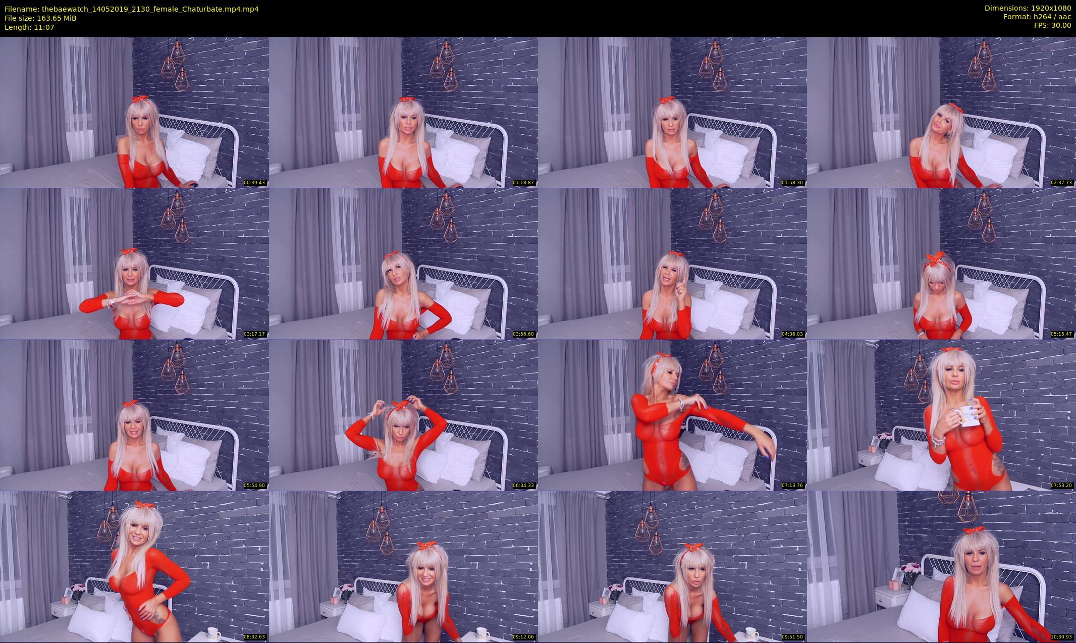 thebaewatch — 12 minute Chaturbate female cam show recording, 1080p, May 14, 2019