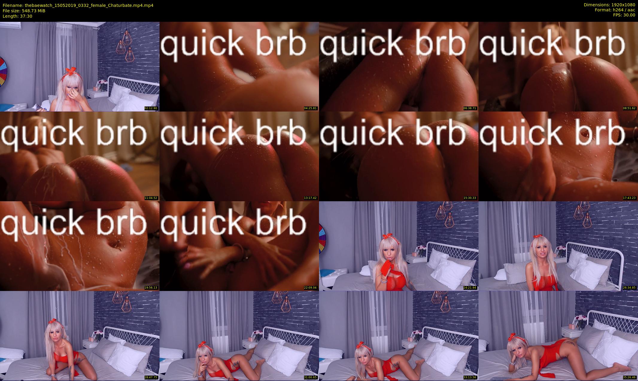 thebaewatch — 38 minute Chaturbate female cam show recording, 1080p, May 15, 2019