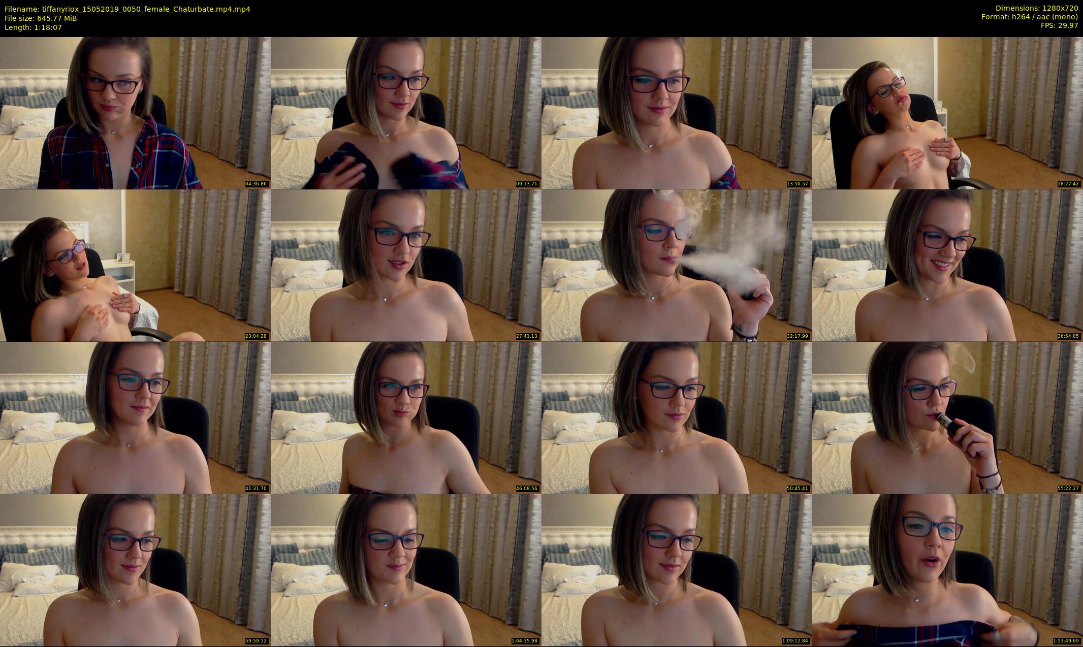 tiffanyriox — 79 minute Chaturbate female cam show recording, 720p, May 15, 2019