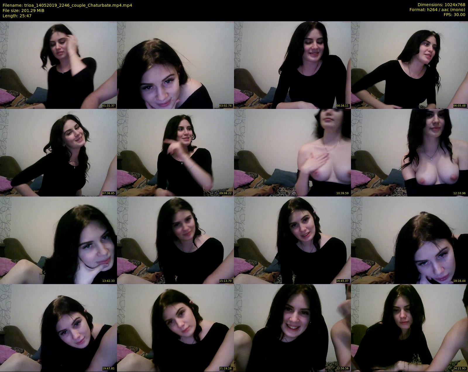 trioa — 26 minute Chaturbate couple cam show recording, 720p, May 14, 2019