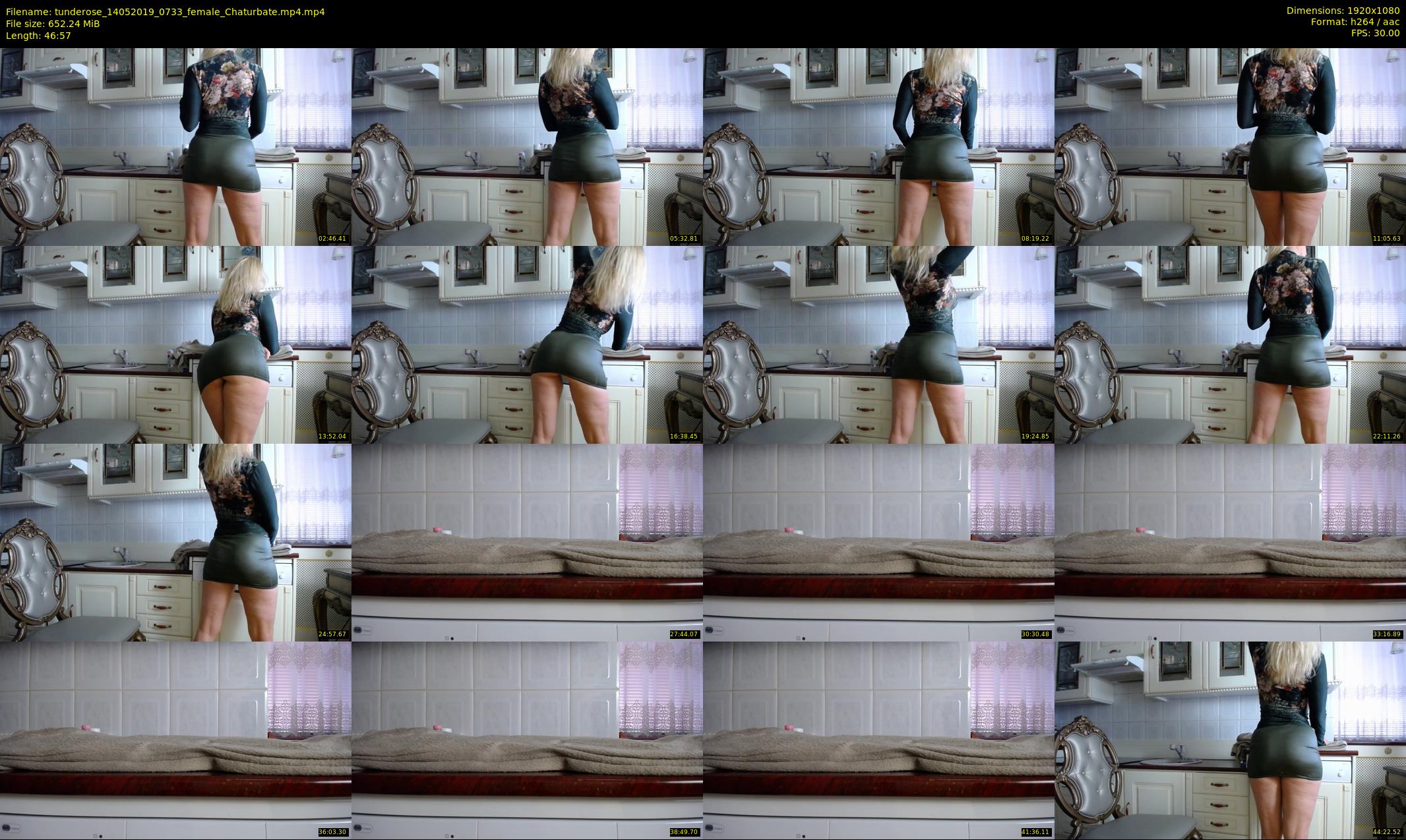 tunderose — 47 minute Chaturbate female cam show recording, 1080p, May 14, 2019