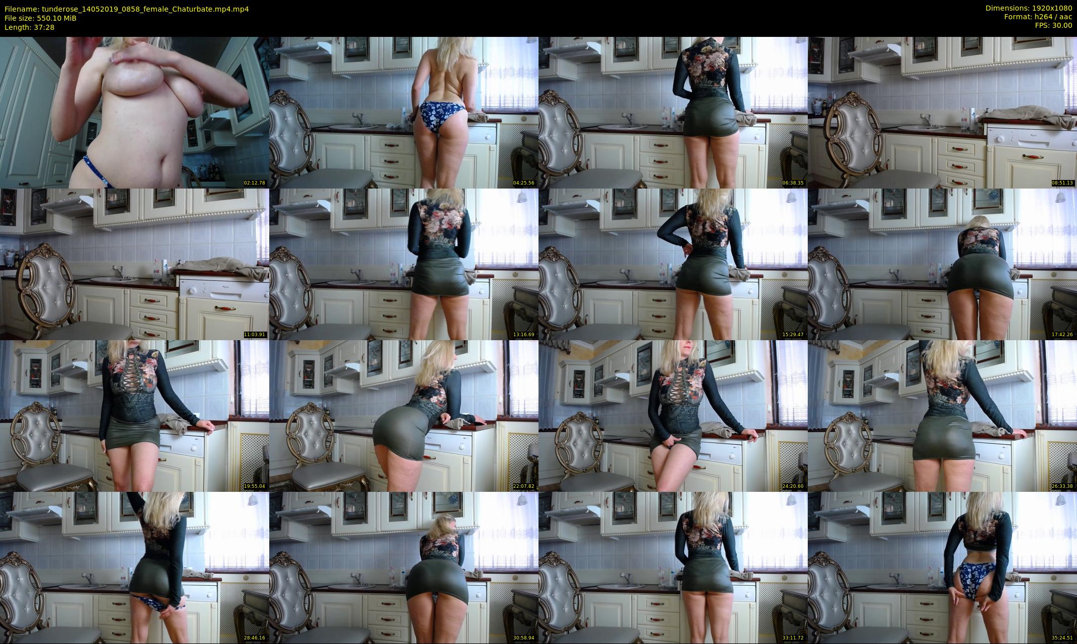 tunderose — 38 minute Chaturbate female cam show recording, 1080p, May 14, 2019