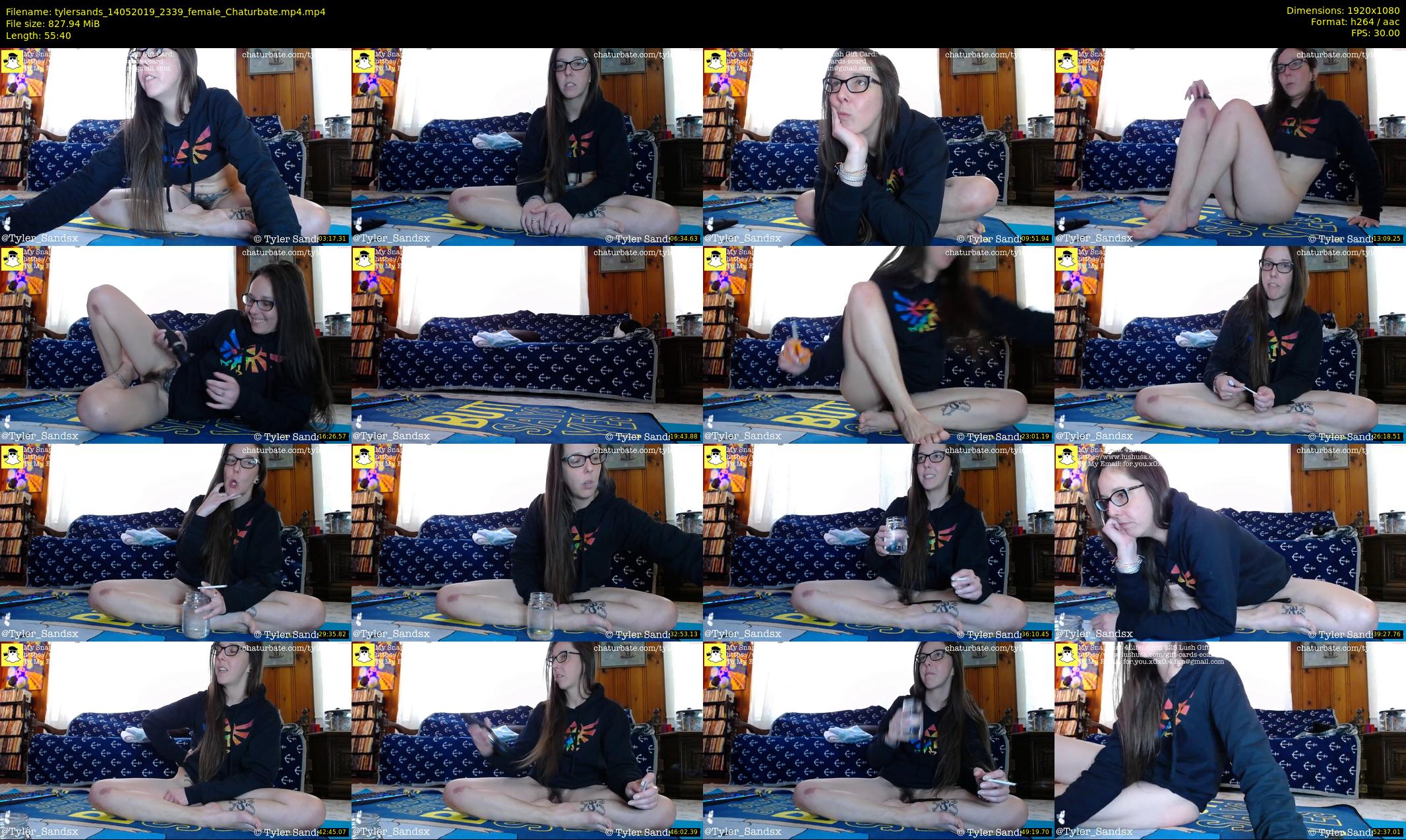 tylersands — 56 minute Chaturbate female cam show recording, 1080p, May 14, 2019