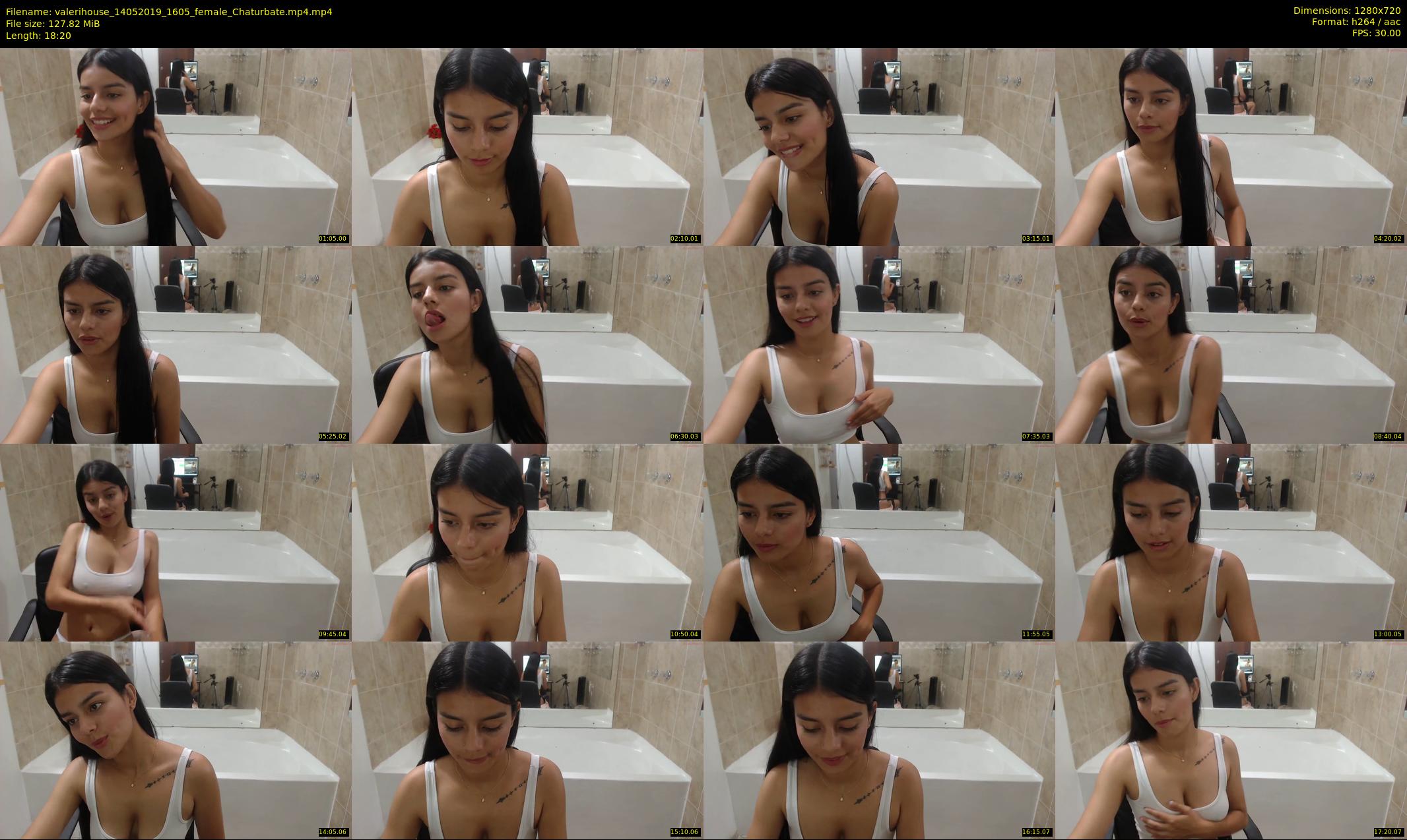 valerihouse — 19 minute Chaturbate female cam show recording, 720p, May 14, 2019