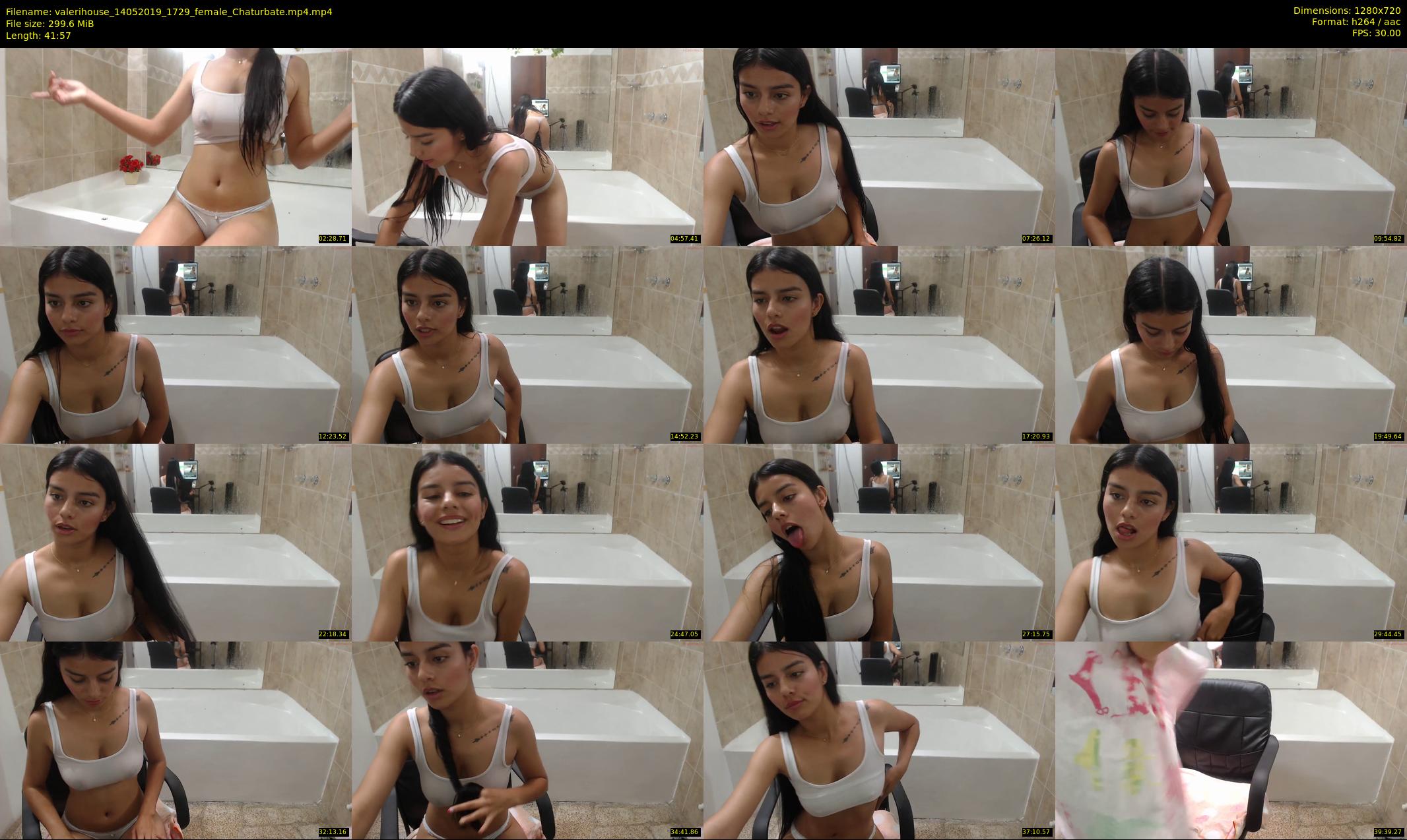 valerihouse — 42 minute Chaturbate female cam show recording, 720p, May 14, 2019