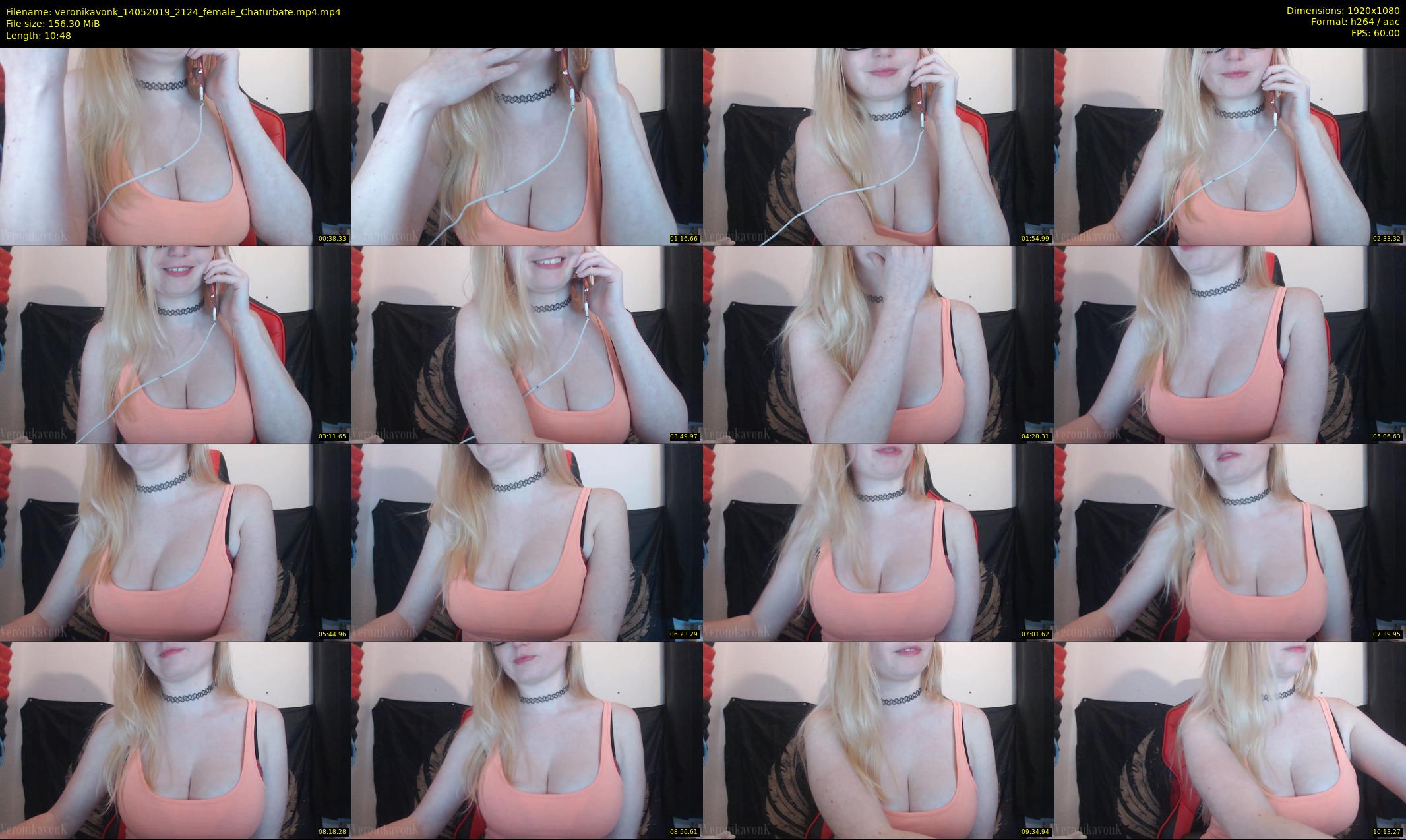 veronikavonk — 11 minute Chaturbate female cam show recording, 1080p, May 14, 2019