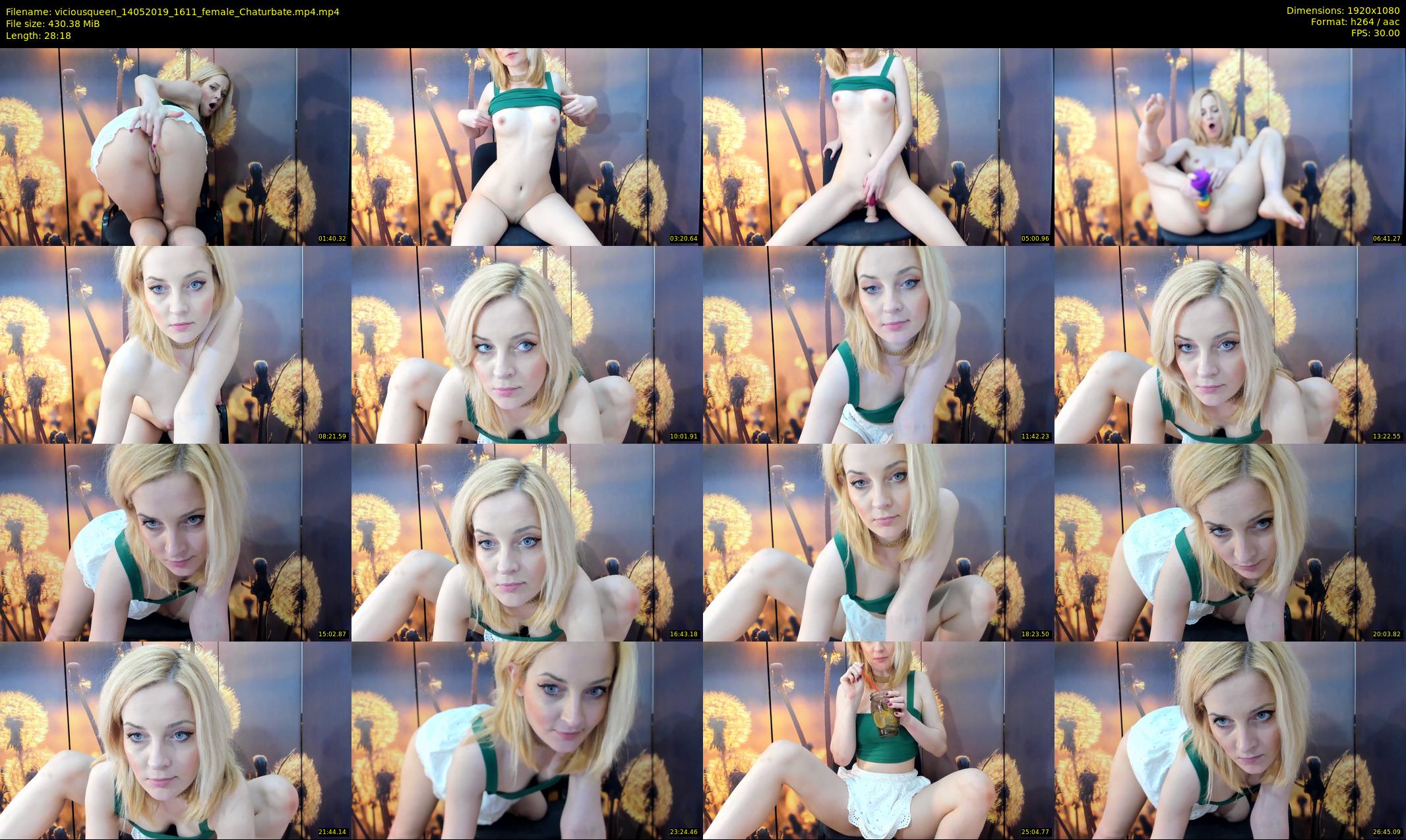 viciousqueen — 29 minute Chaturbate female cam show recording, 1080p, May 14, 2019