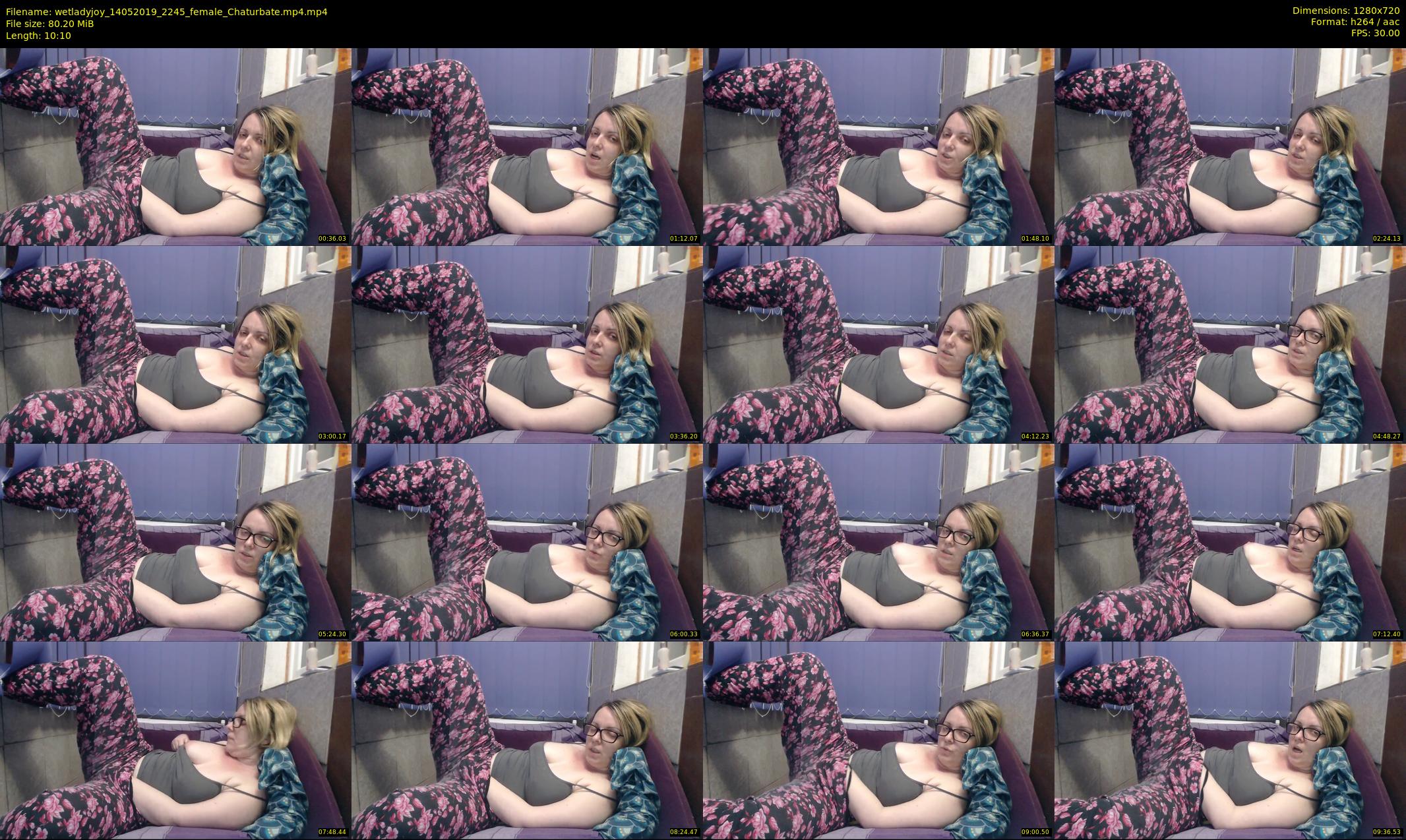 wetladyjoy — 11 minute Chaturbate female cam show recording, 720p, May 14, 2019