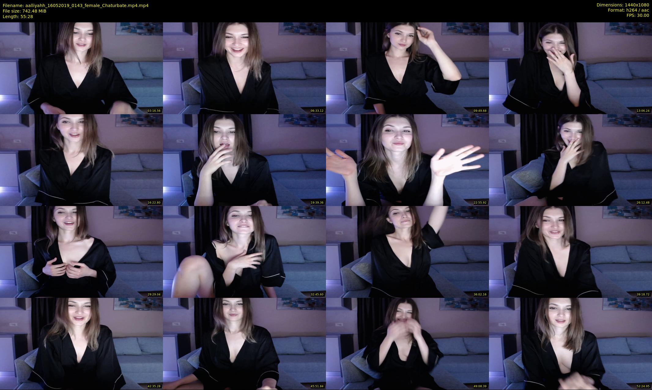 aalliyahh — 56 minute Chaturbate female cam show recording, 1080p, May 16, 2019