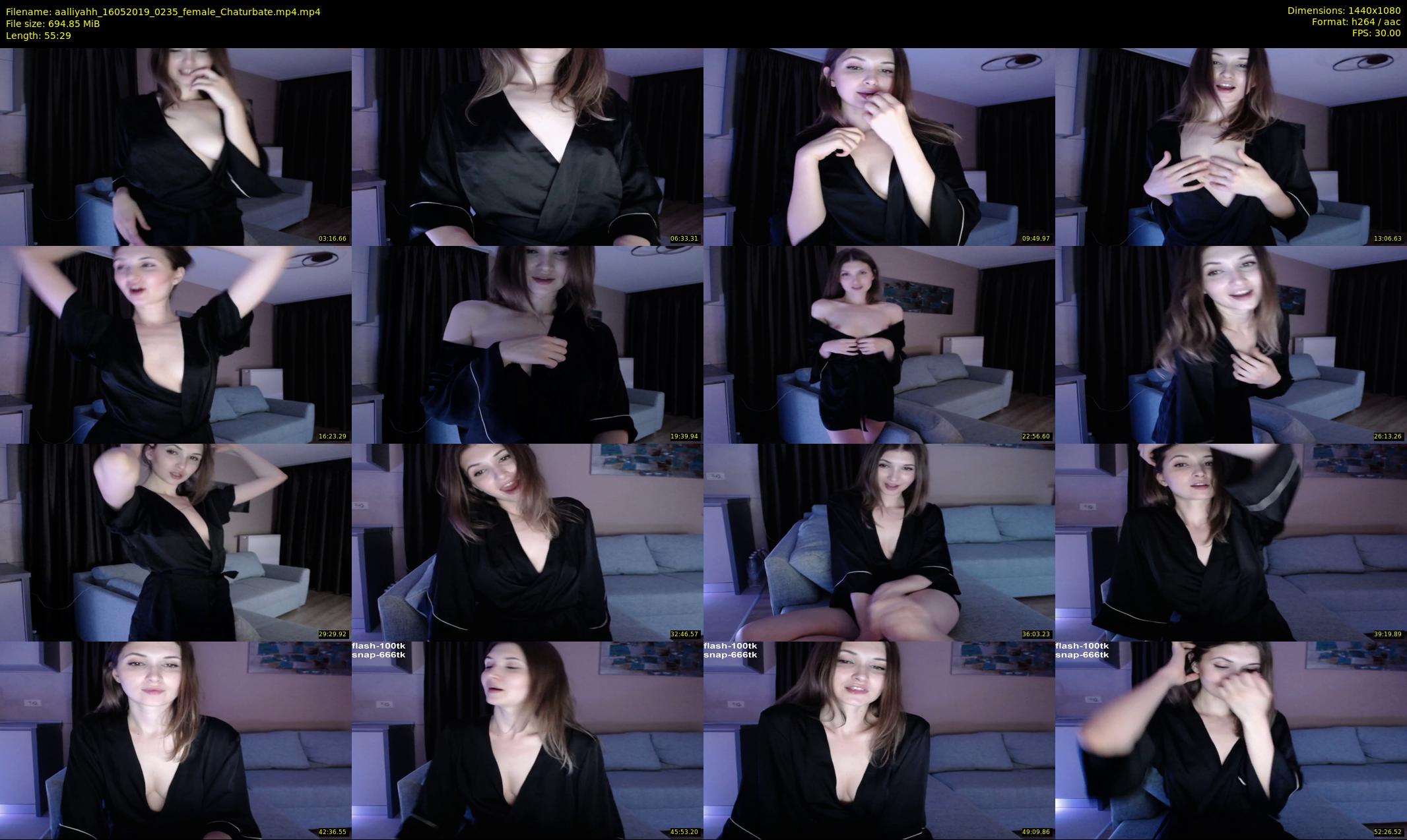 aalliyahh — 56 minute Chaturbate female cam show recording, 1080p, May 16, 2019