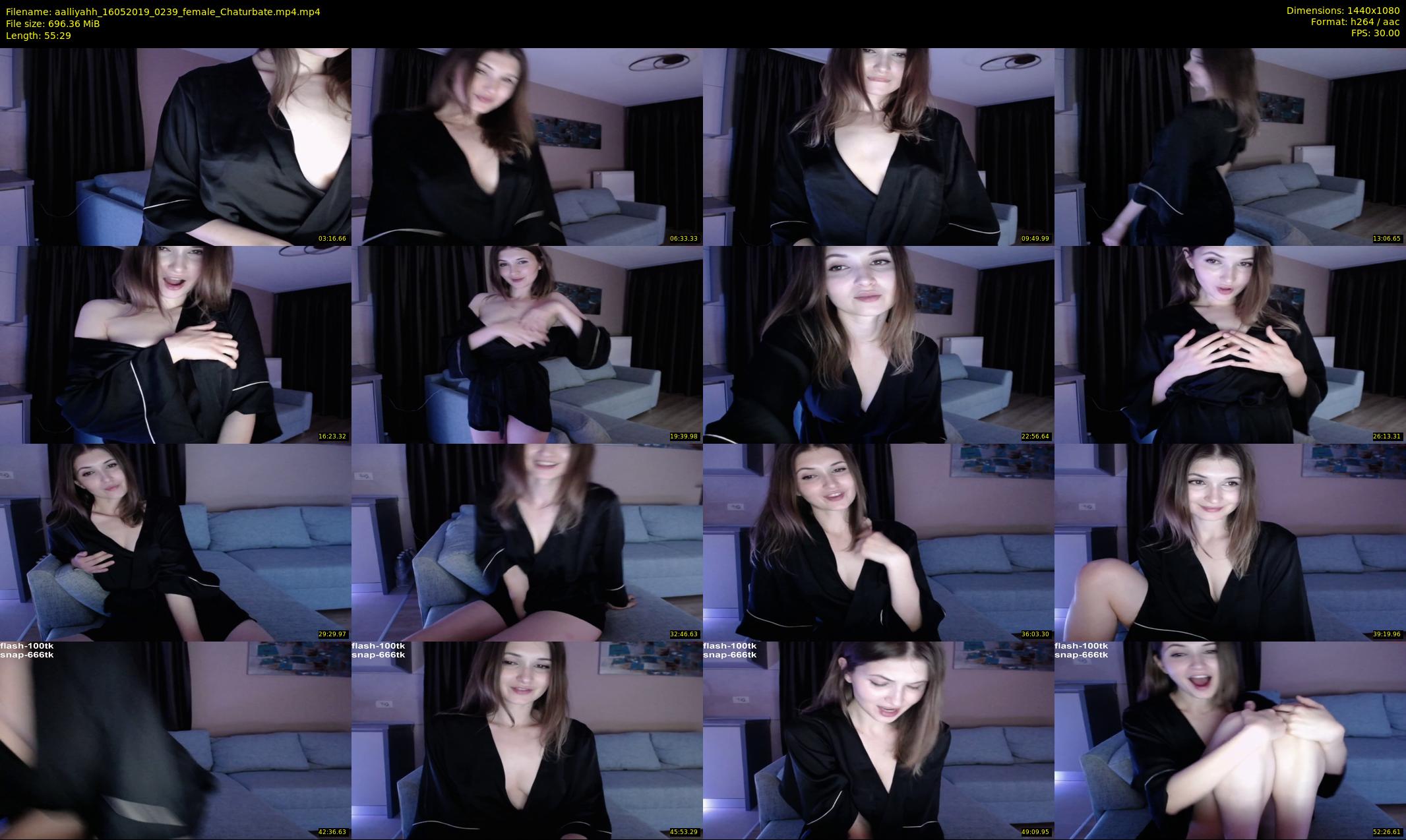 aalliyahh — 56 minute Chaturbate female cam show recording, 1080p, May 16, 2019