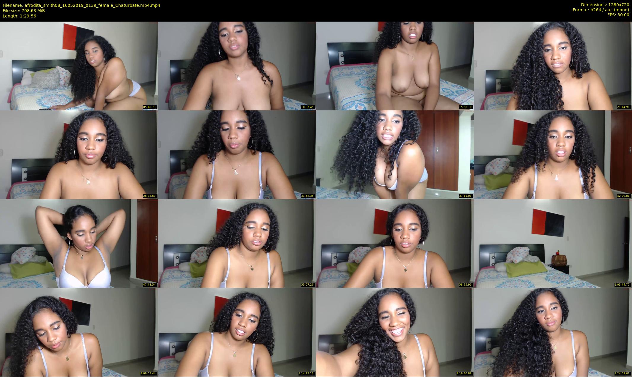 afrodita_smith08 — 90 minute Chaturbate female cam show recording, 720p, May 16, 2019