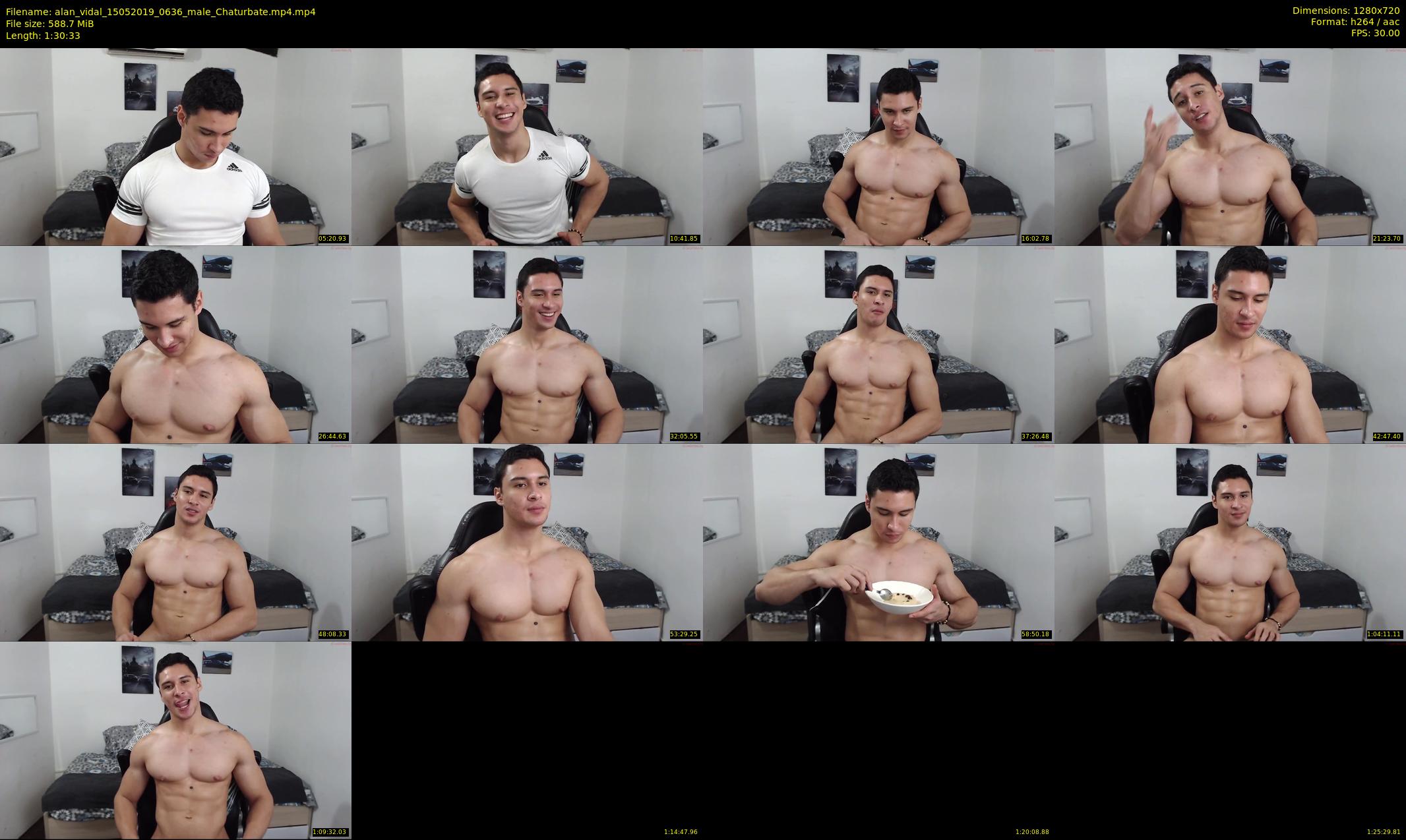 alan_vidal — 91 minute Chaturbate male cam show recording, 720p, May 15, 2019