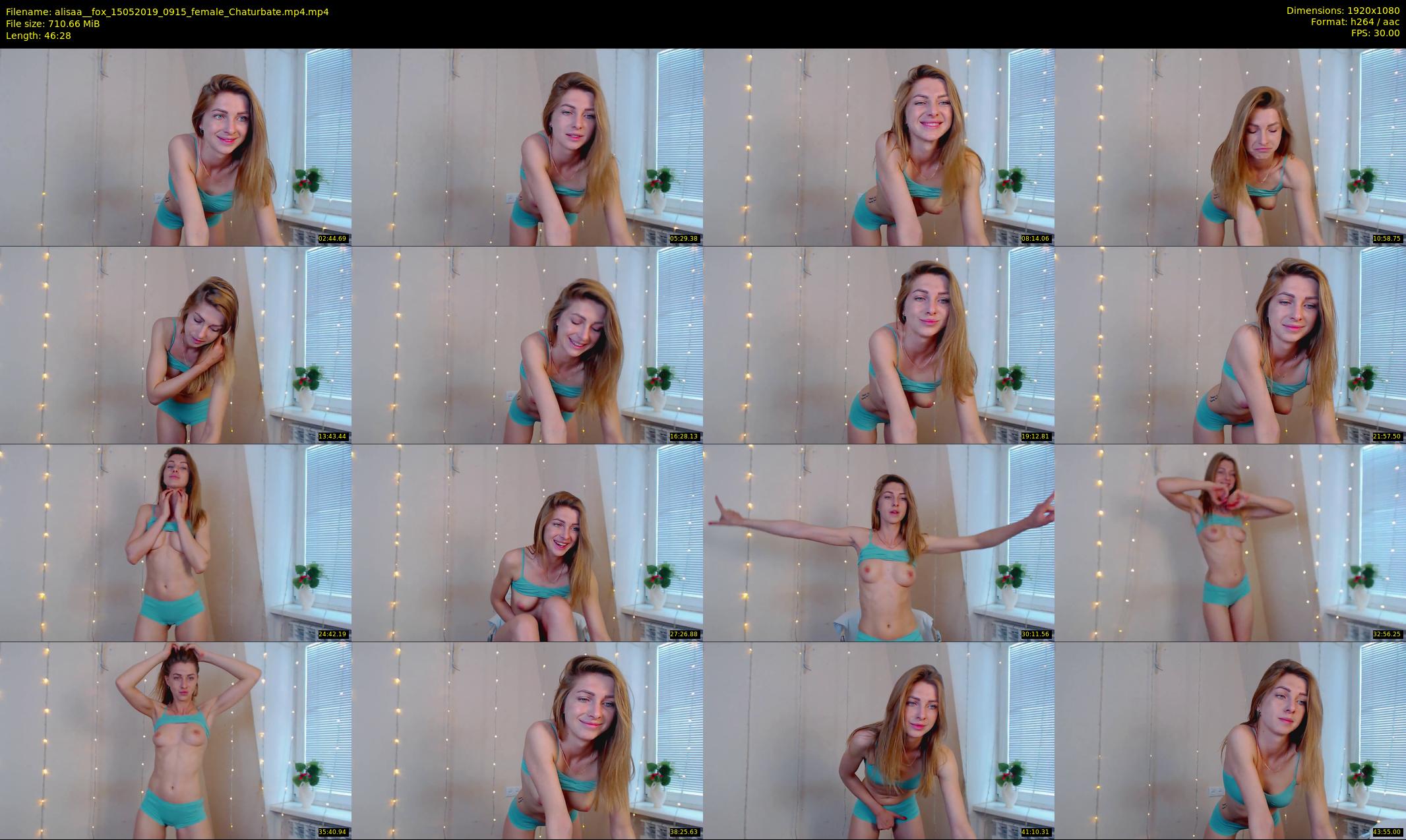 alisaa__fox — 47 minute Chaturbate female cam show recording, 1080p, May 15, 2019