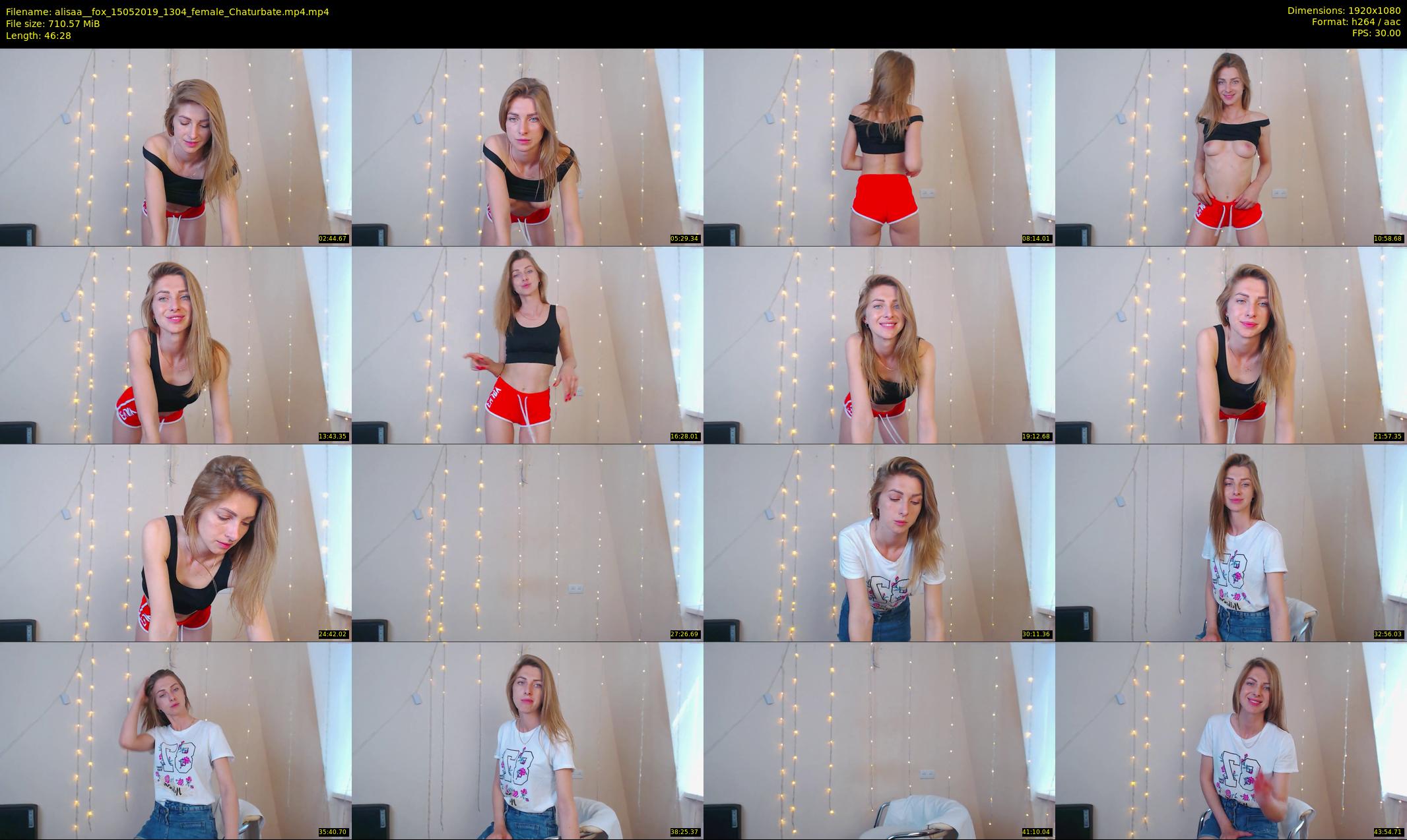 alisaa__fox — 47 minute Chaturbate female cam show recording, 1080p, May 15, 2019