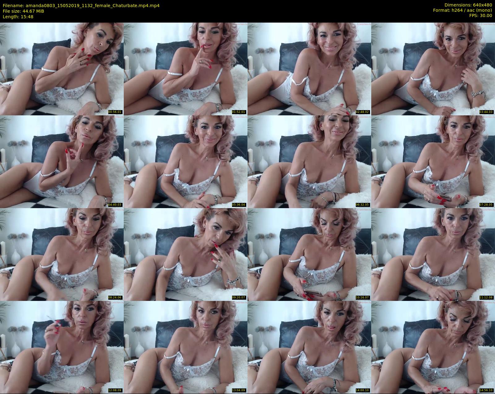 amanda0803 — 16 minute Chaturbate female cam show recording, 480p, May 15, 2019