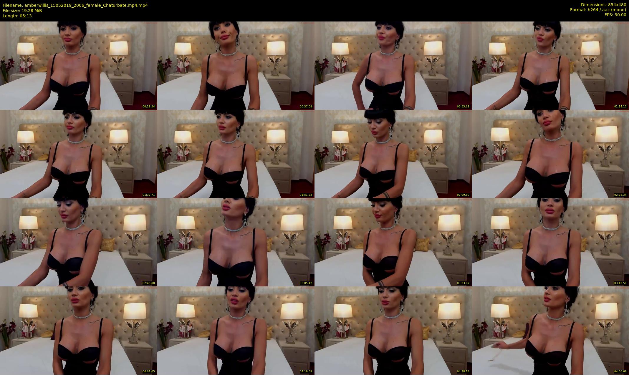 amberwillis — 6 minute Chaturbate female cam show recording, 480p, May 15, 2019