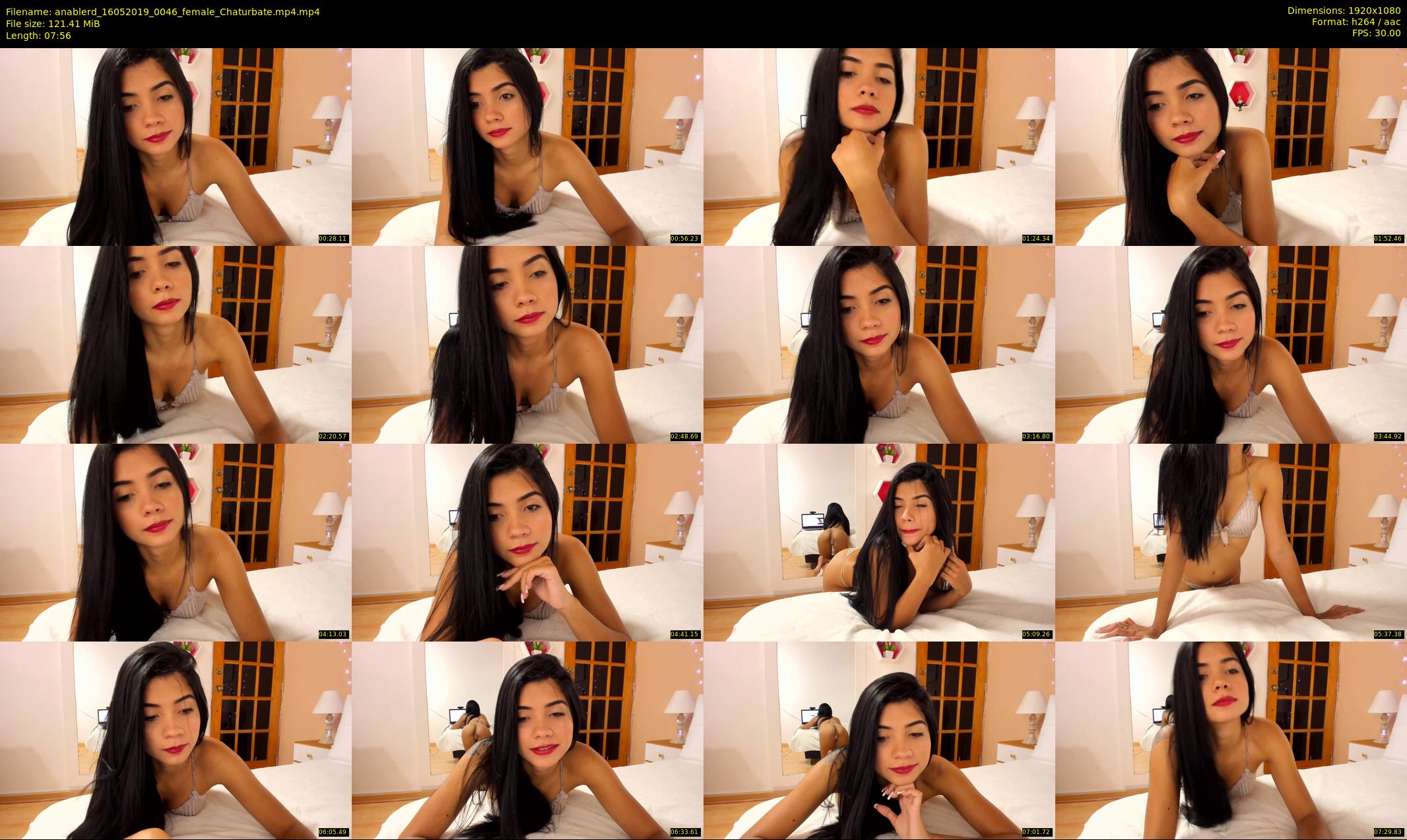 anablerd — 8 minute Chaturbate female cam show recording, 1080p, May 16, 2019