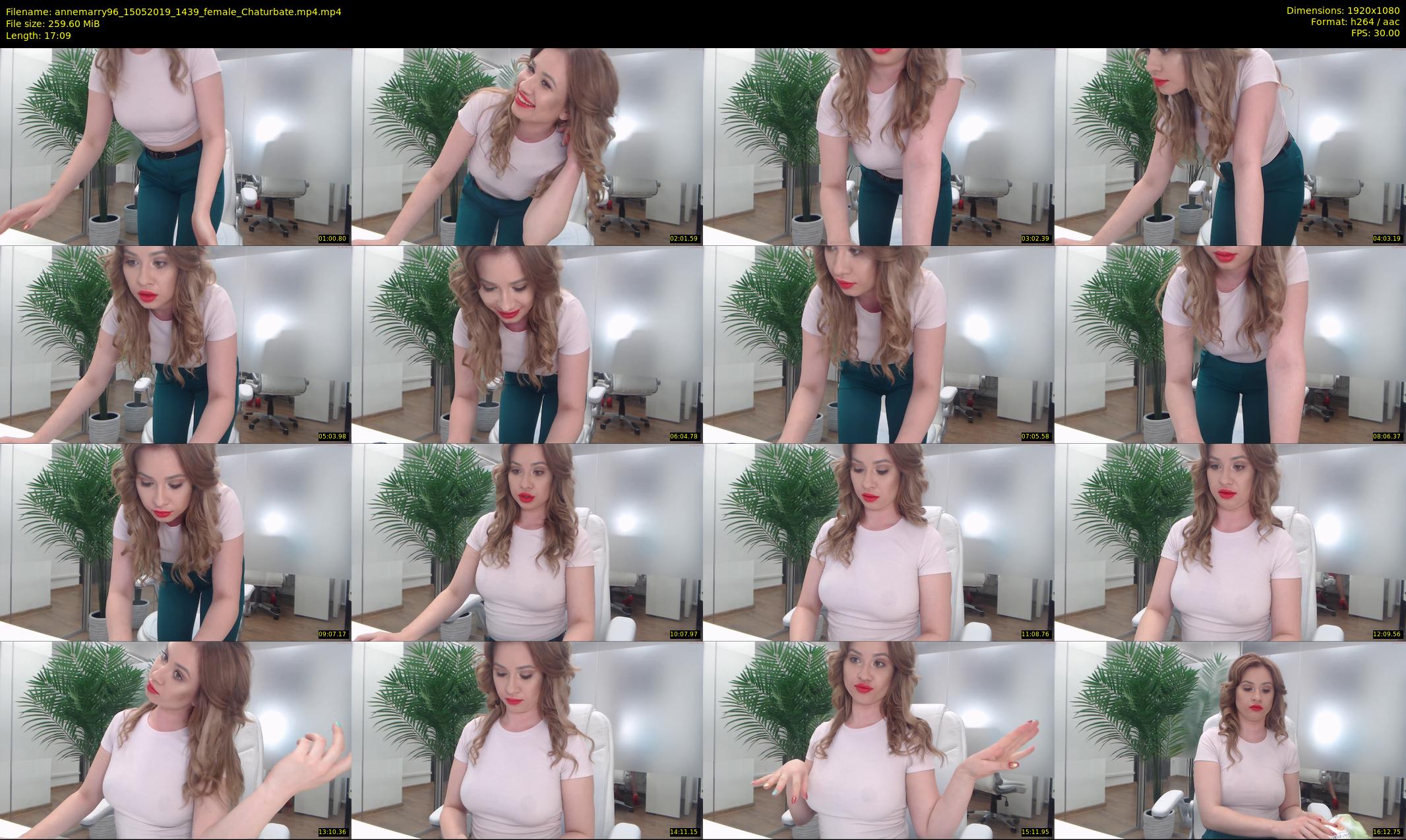 annemarry96 — 18 minute Chaturbate female cam show recording, 1080p, May 15, 2019
