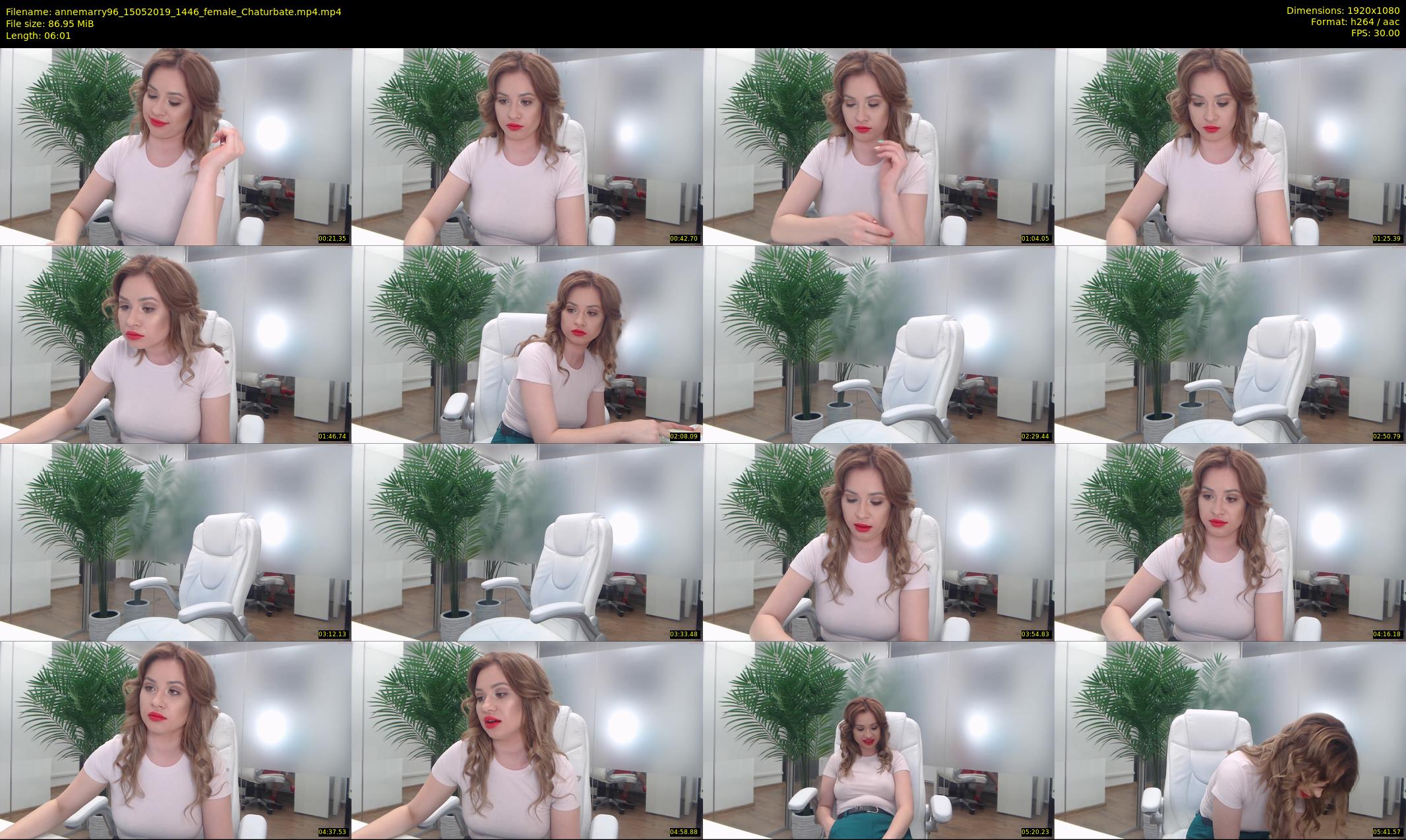 annemarry96 — 7 minute Chaturbate female cam show recording, 1080p, May 15, 2019