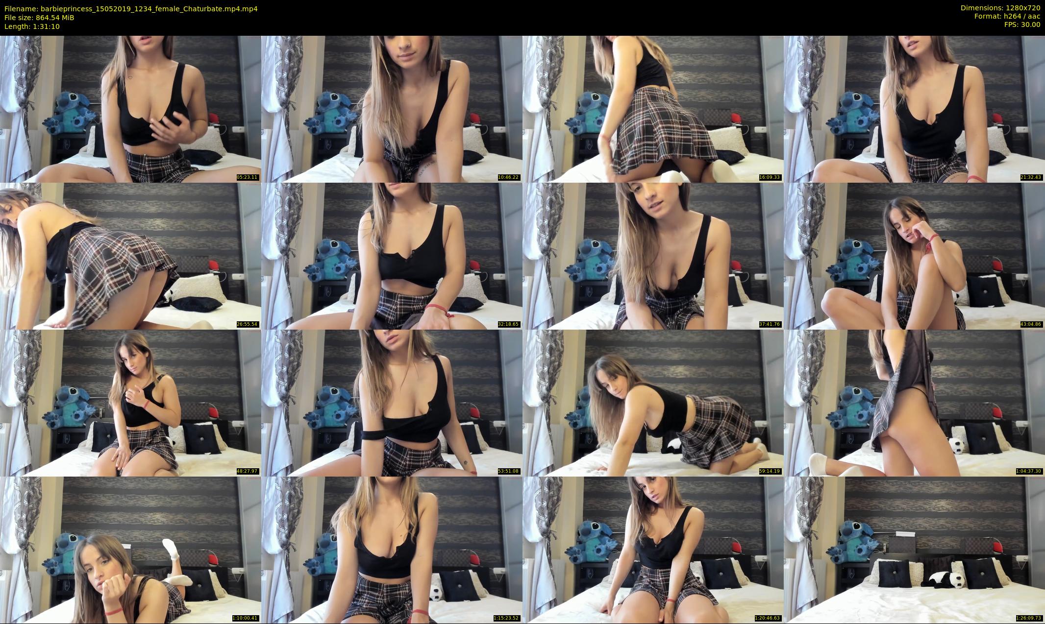 barbieprincess — 92 minute Chaturbate female cam show recording, 720p, May 15, 2019