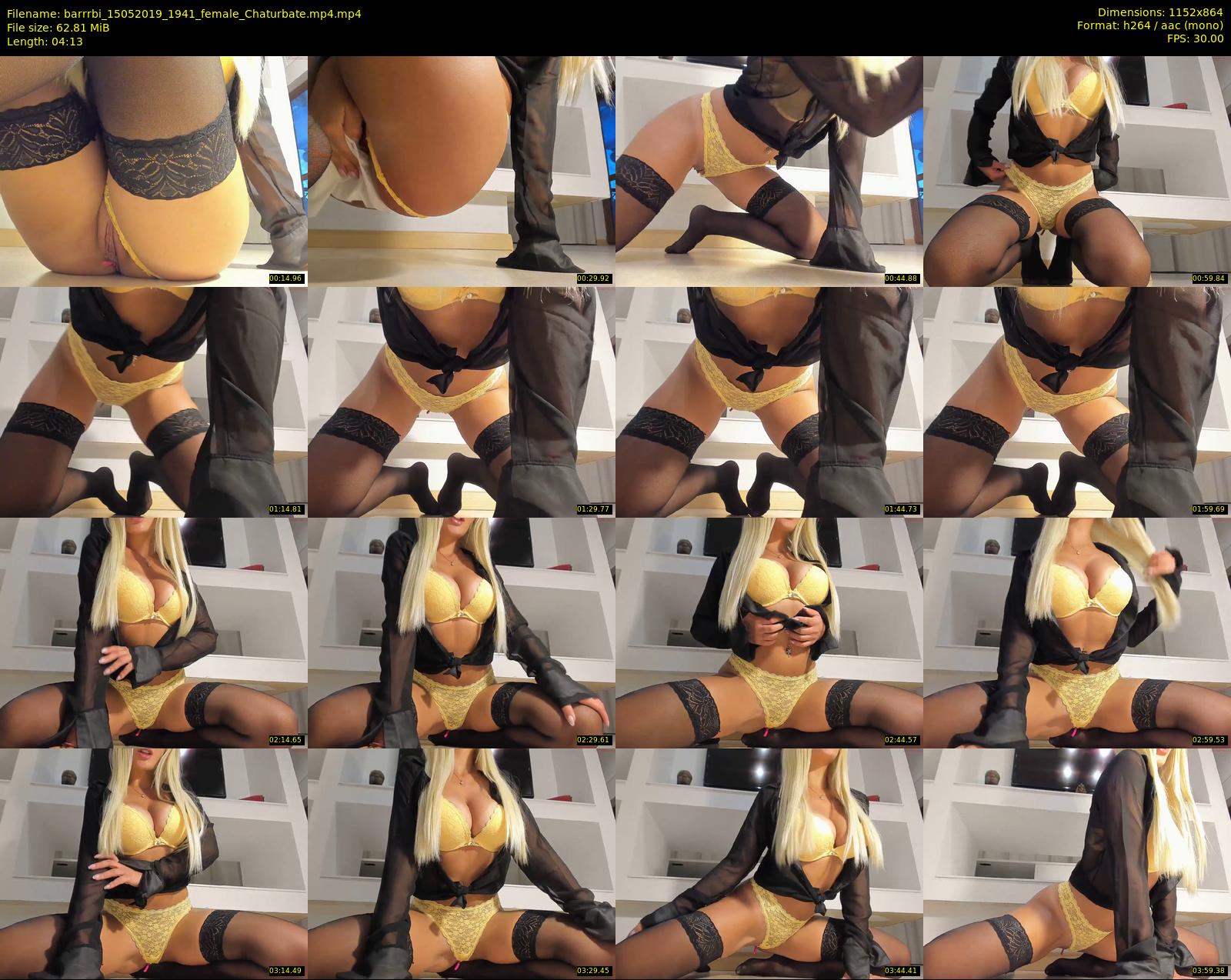 barrrbi — 5 minute Chaturbate female cam show recording, 720p, May 15, 2019