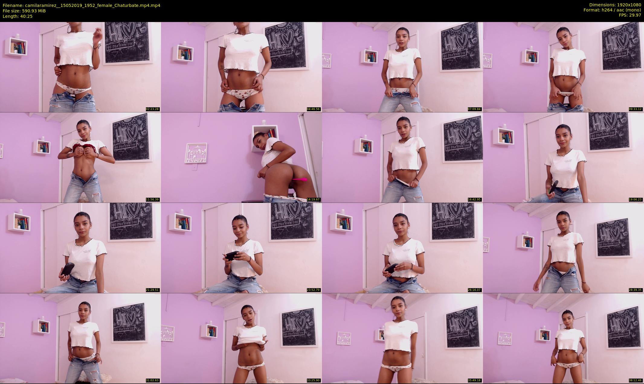 camilaramirez_ — 41 minute Chaturbate female cam show recording, 1080p, May 15, 2019