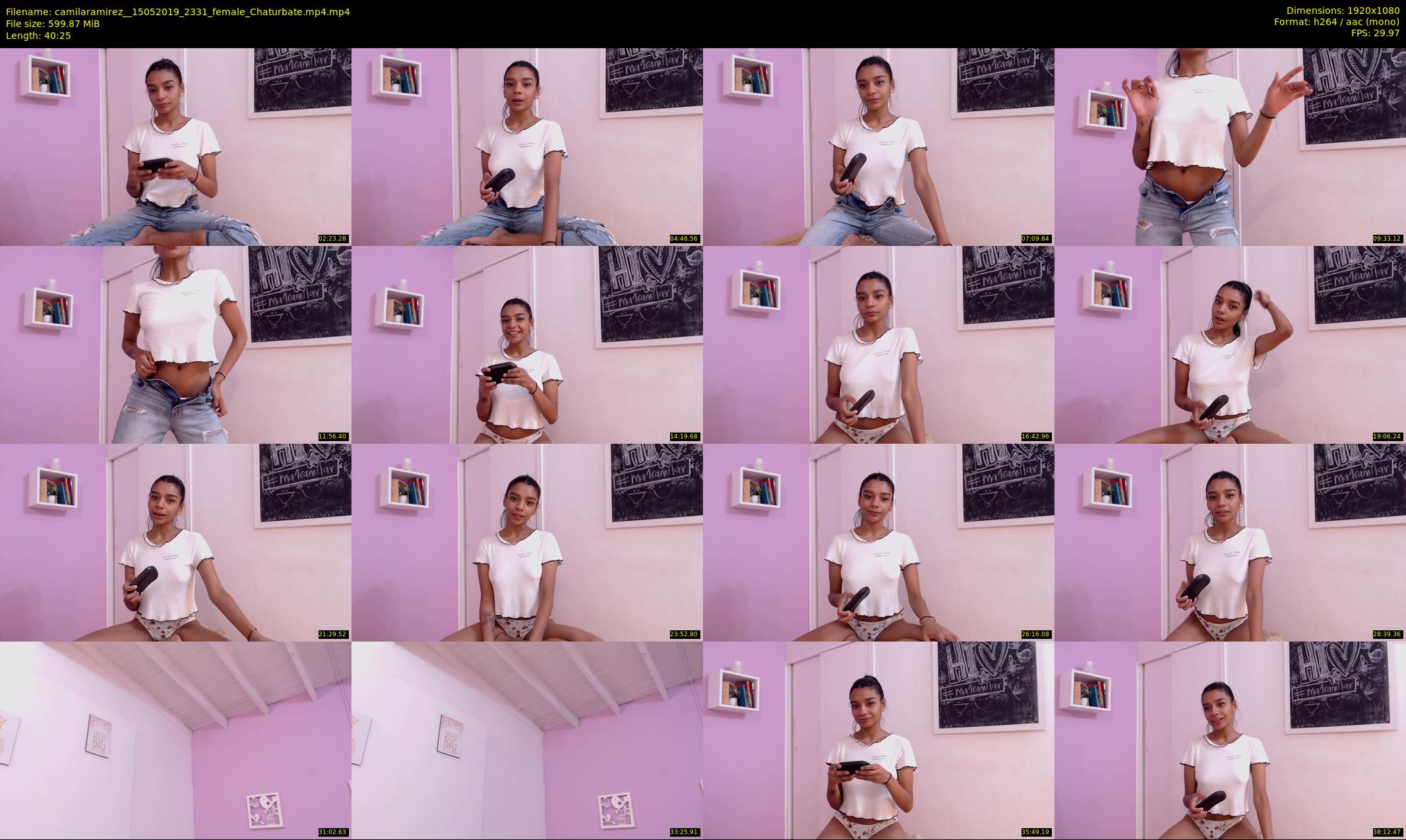 camilaramirez_ — 41 minute Chaturbate female cam show recording, 1080p, May 15, 2019