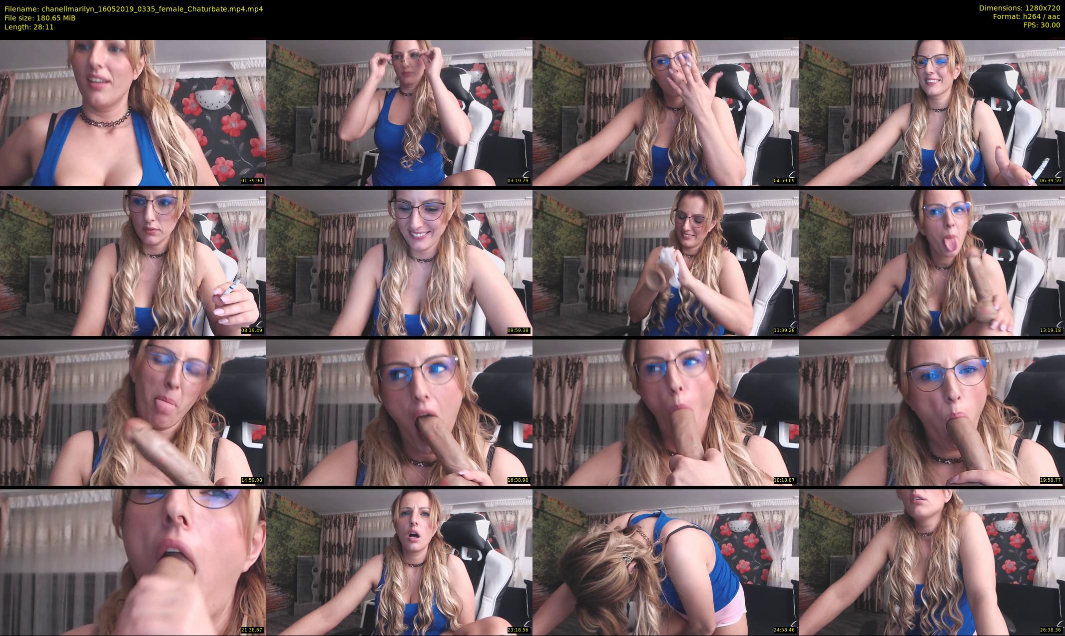 chanellmarilyn — 29 minute Chaturbate female cam show recording, 720p, May 16, 2019