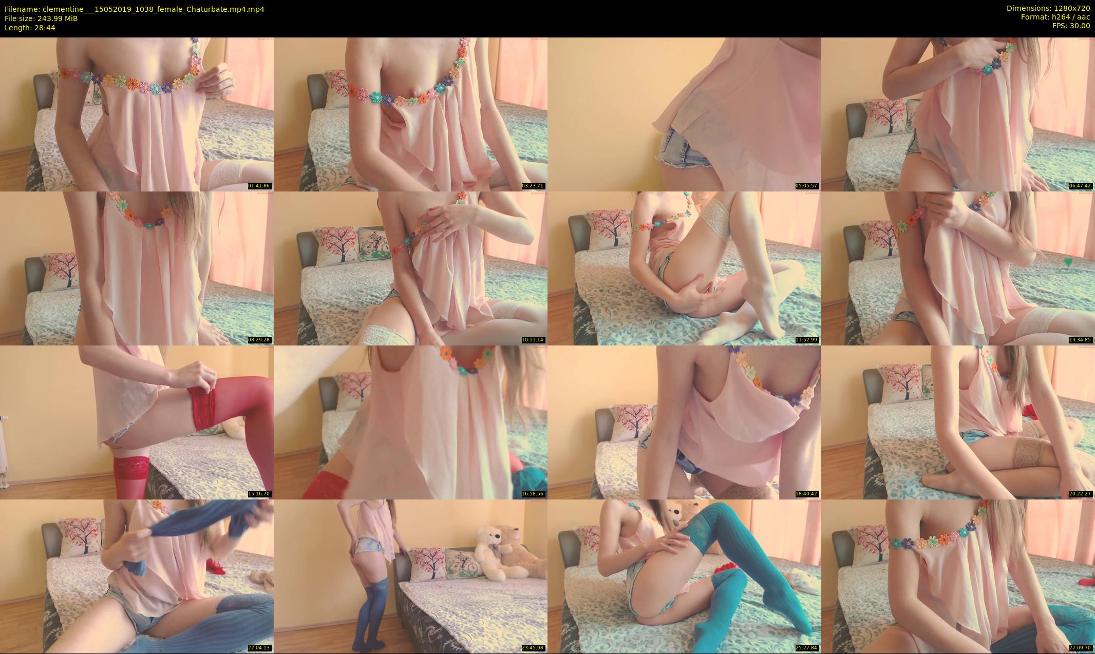 clementine__ — 29 minute Chaturbate female cam show recording, 720p, May 15, 2019