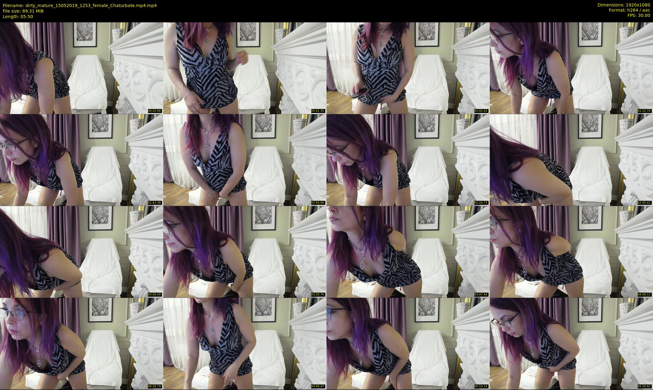 dirty_mature — 6 minute Chaturbate female cam show recording, 1080p, May 15, 2019