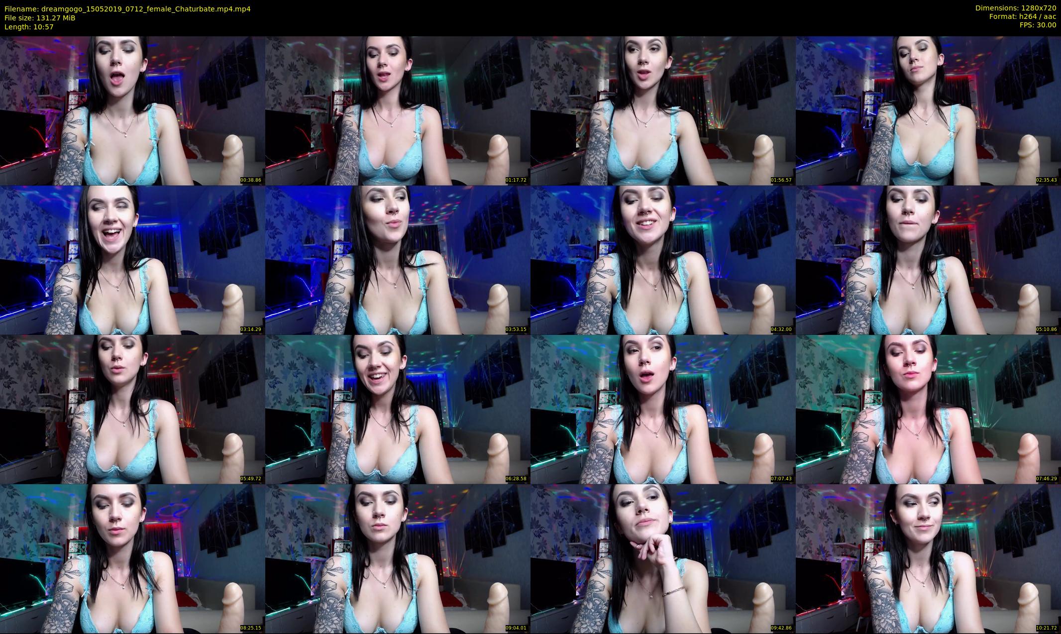 dreamgogo — 11 minute Chaturbate female cam show recording, 720p, May 15, 2019