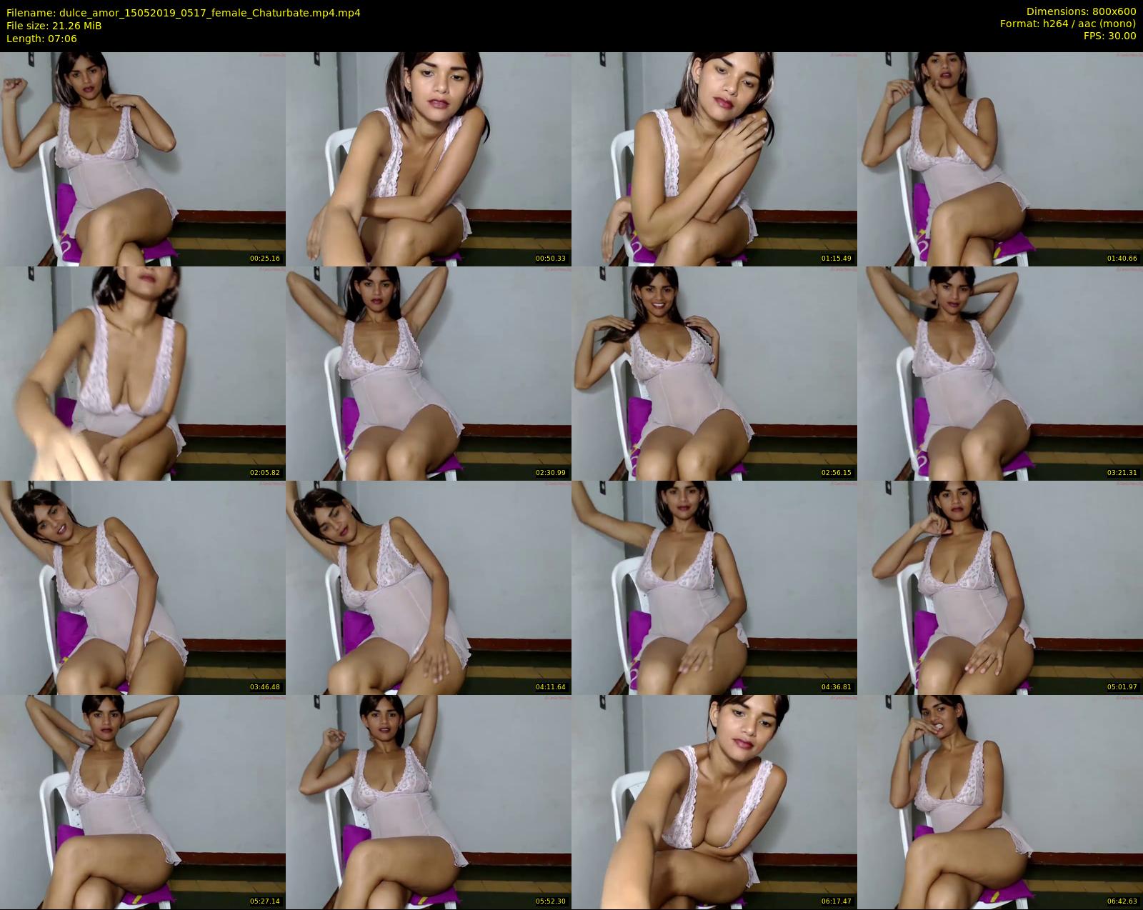 dulce_amor — 8 minute Chaturbate female cam show recording, 480p, May 15, 2019