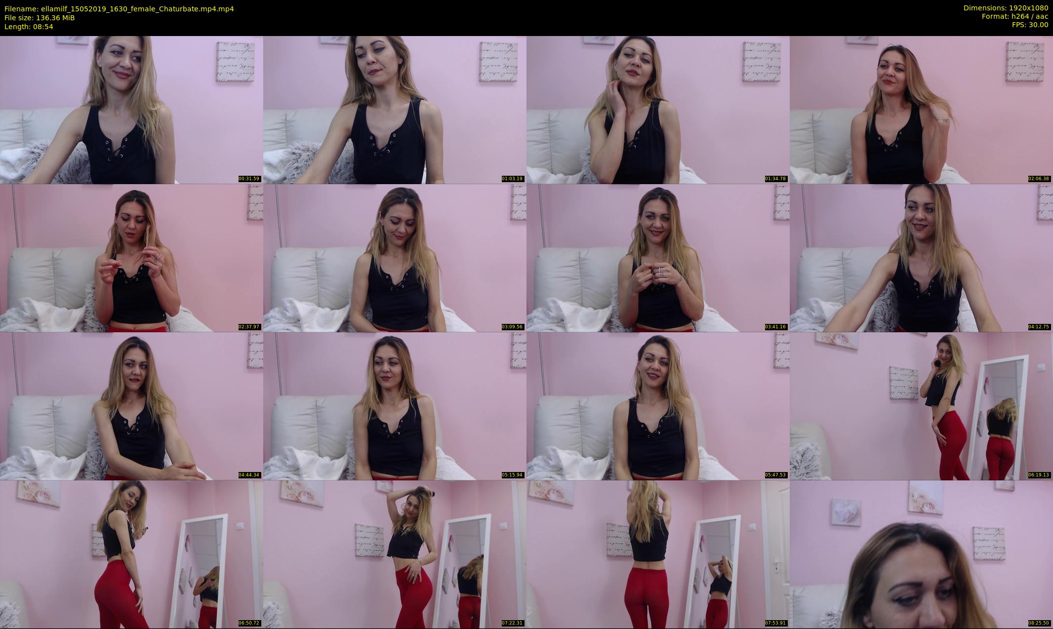 ellamilf — 9 minute Chaturbate female cam show recording, 1080p, May 15, 2019
