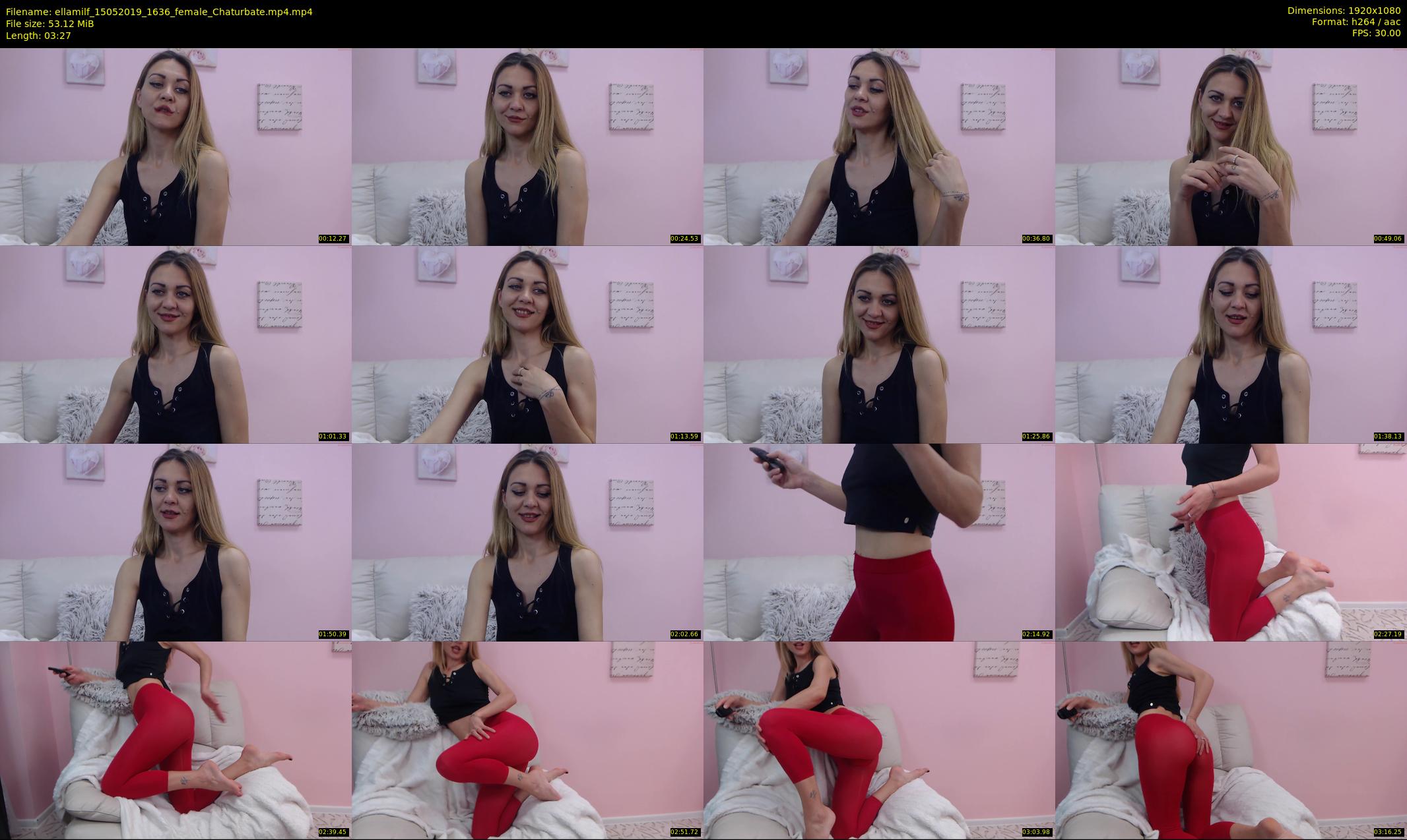 ellamilf — 4 minute Chaturbate female cam show recording, 1080p, May 15, 2019