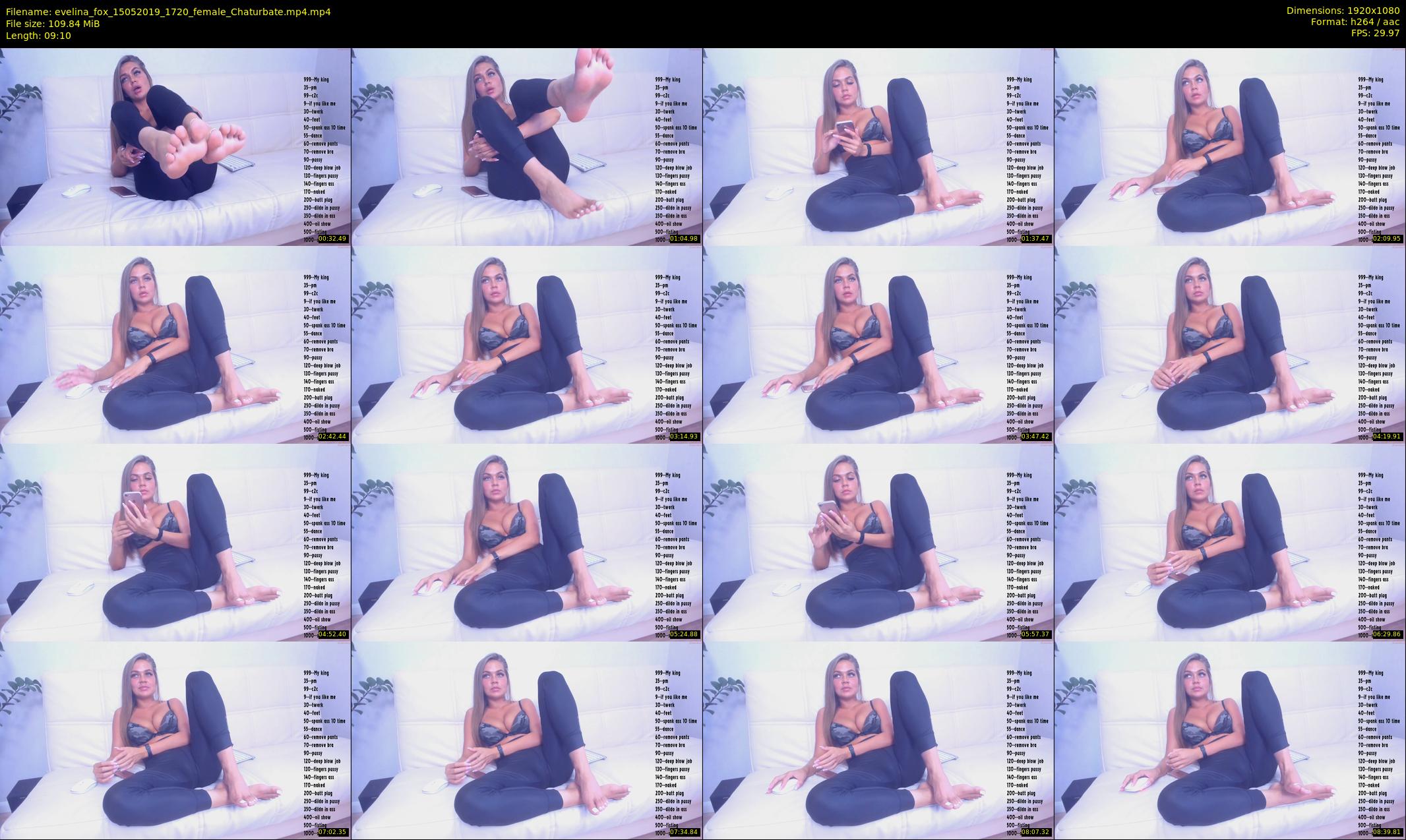 evelina_fox — 10 minute Chaturbate female cam show recording, 1080p, May 15, 2019