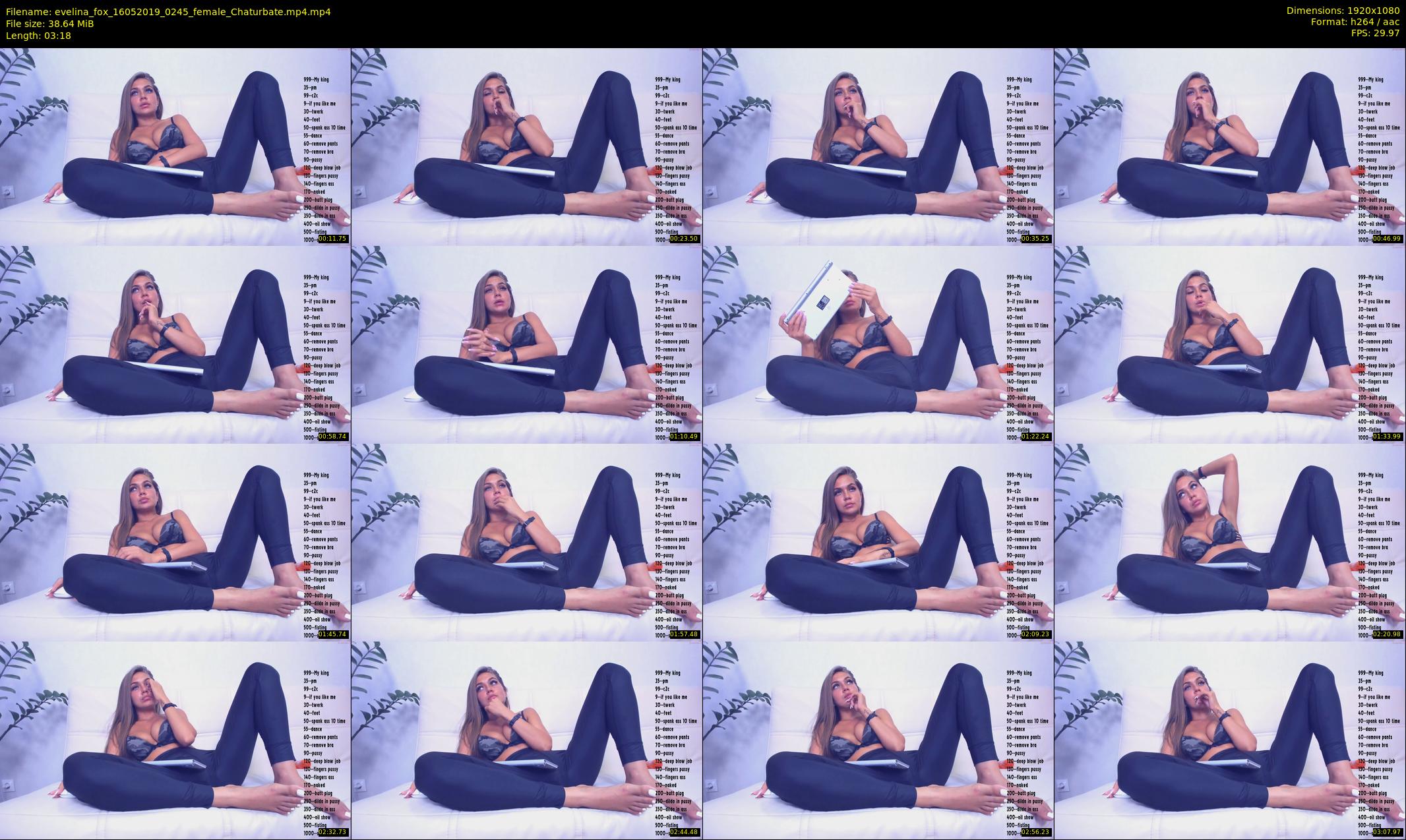 evelina_fox — 4 minute Chaturbate female cam show recording, 1080p, May 16, 2019
