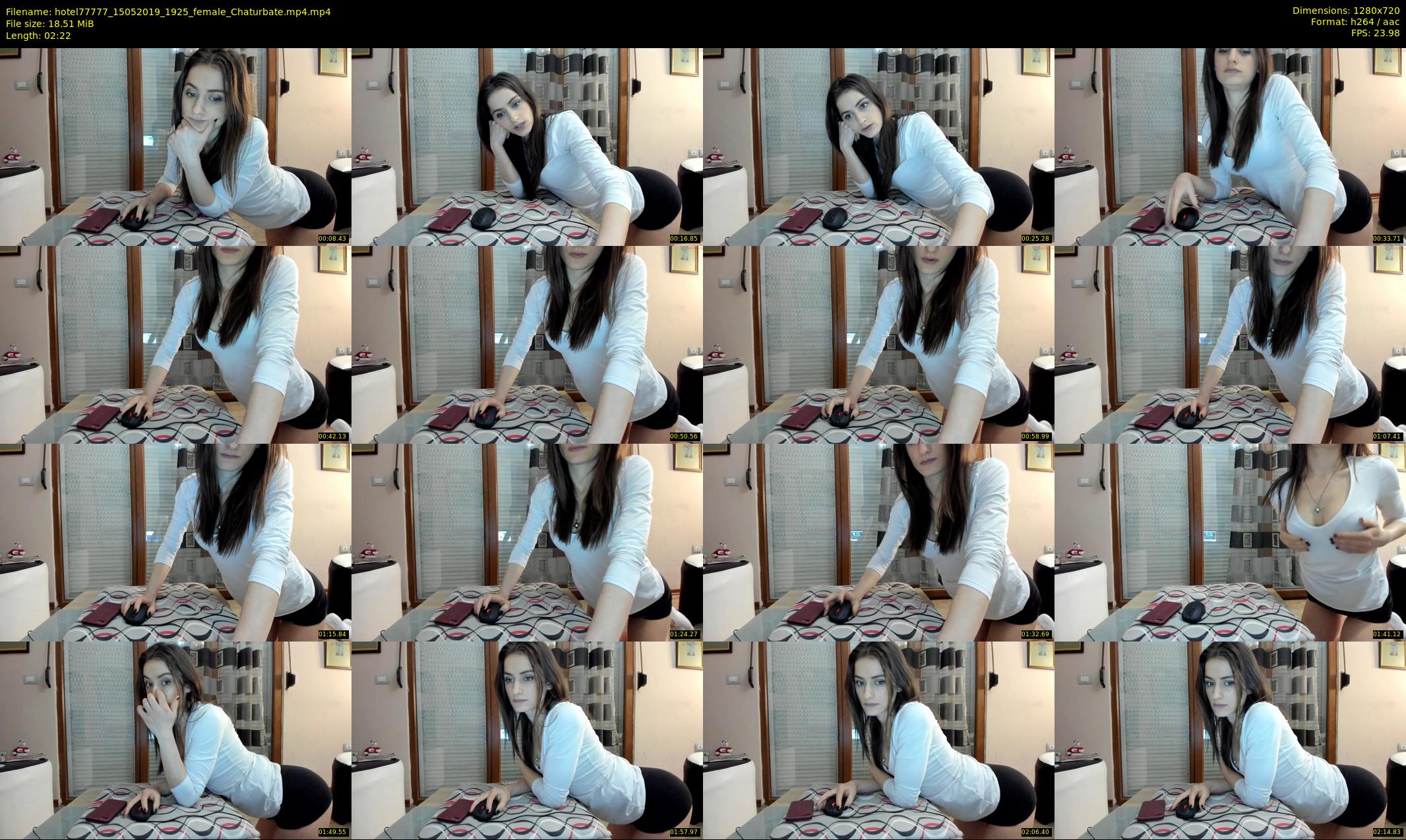 hotel77777 — 3 minute Chaturbate female cam show recording, 720p, May 15, 2019