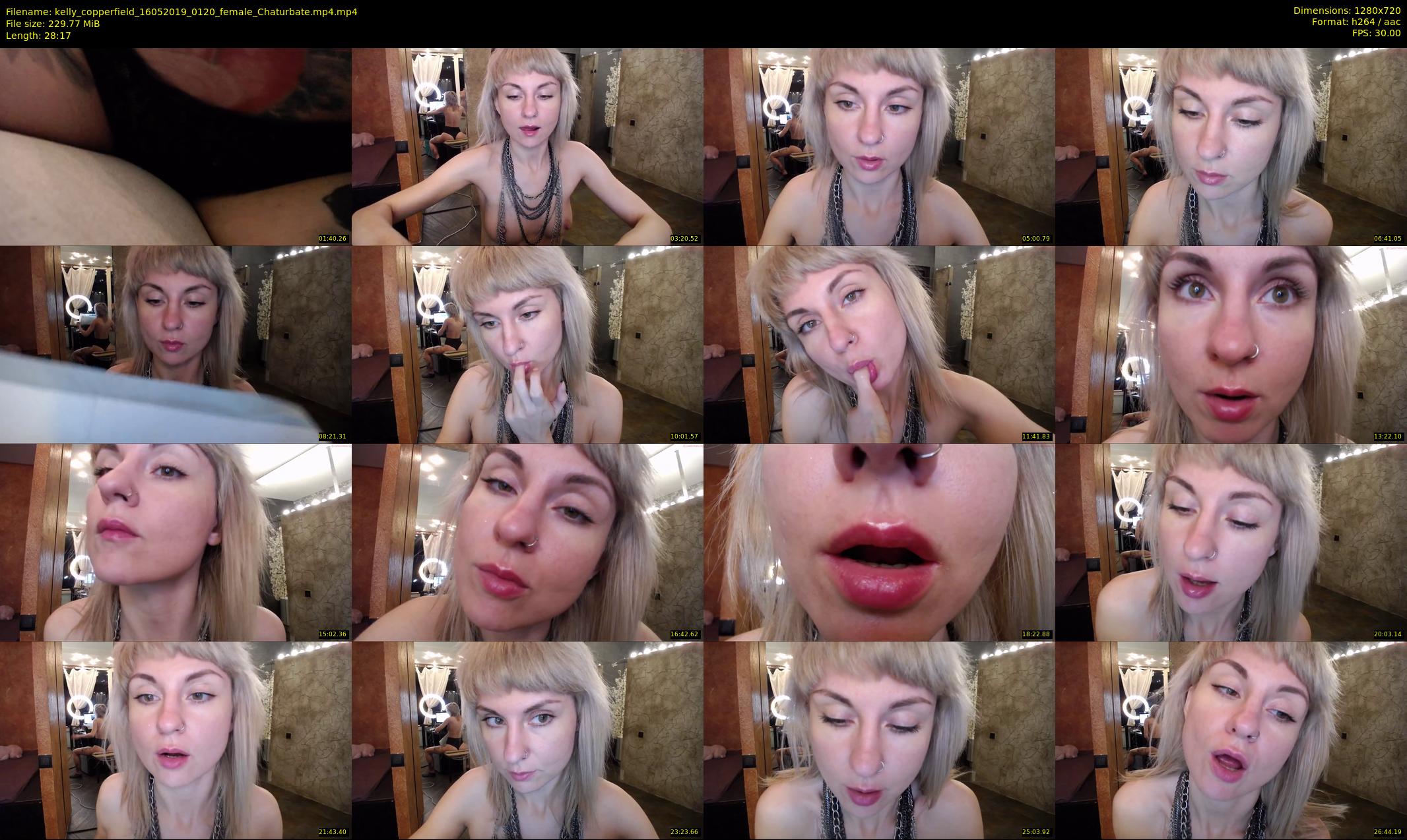 kelly_copperfield — 29 minute Chaturbate female cam show recording, 720p, May 16, 2019