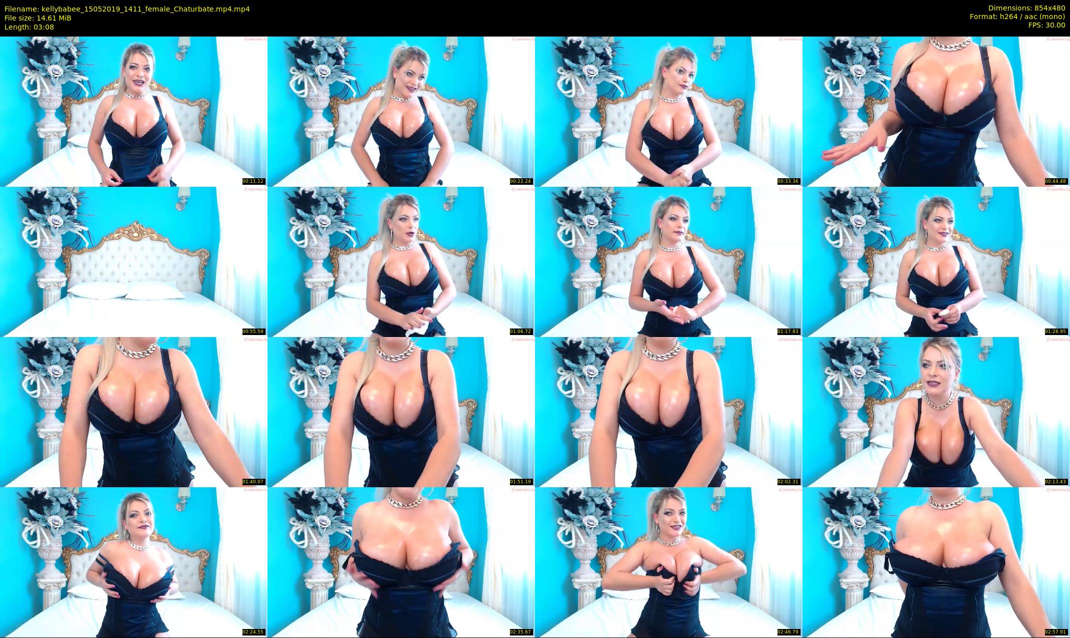 kellybabee — 4 minute Chaturbate female cam show recording, 480p, May 15, 2019