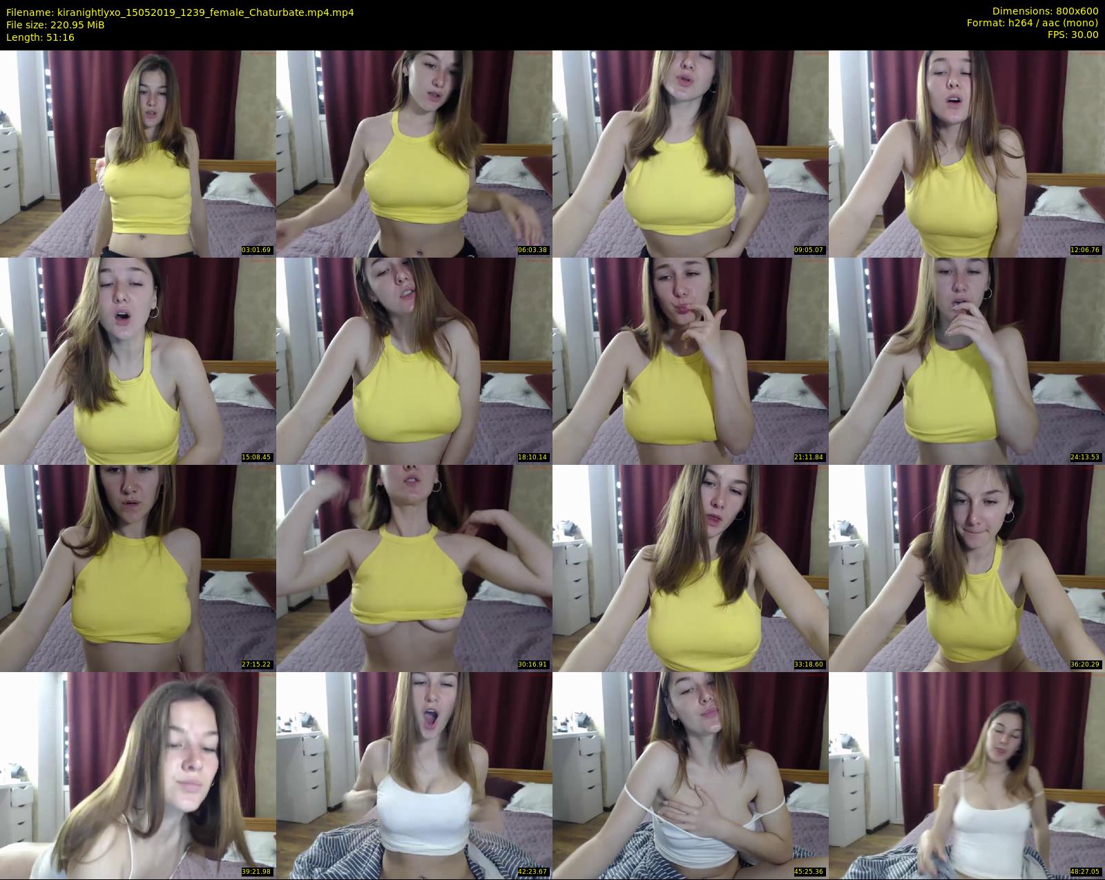 kiranightlyxo — 52 minute Chaturbate female cam show recording, 480p, May 15, 2019