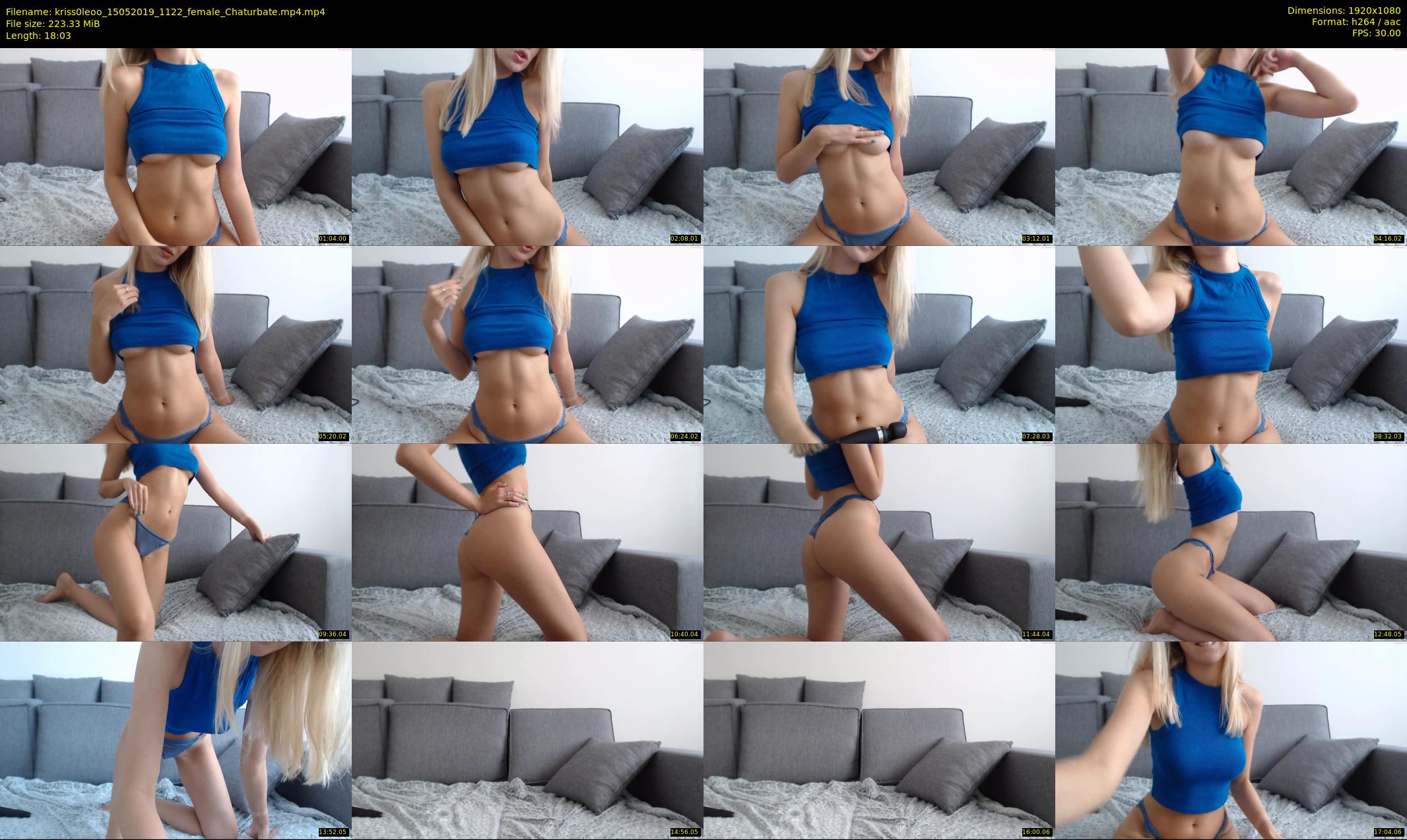 kriss0leoo — 19 minute Chaturbate couple cam show recording, 1080p, May 15, 2019