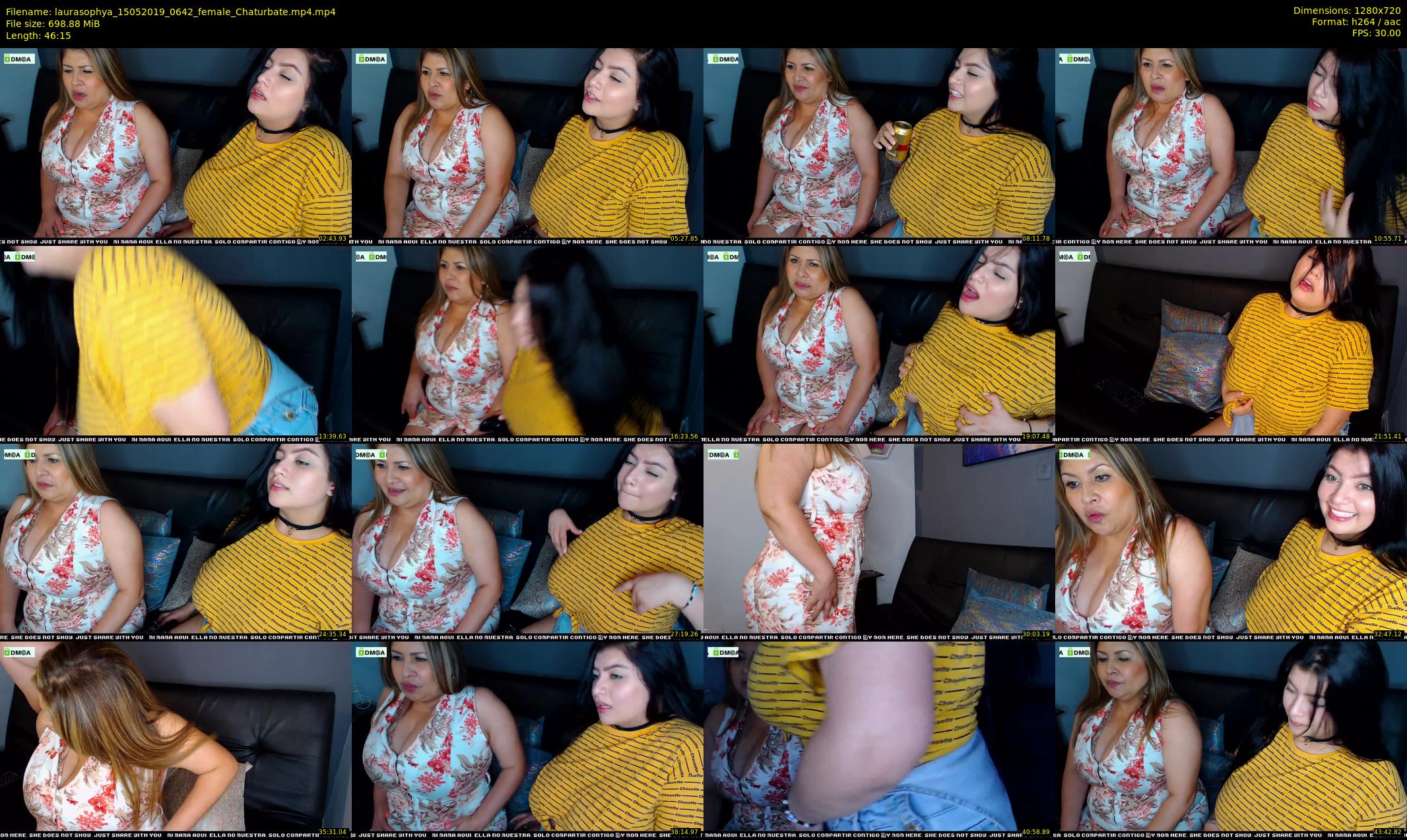 laurasophya — 47 minute Chaturbate female cam show recording, 720p, May 15, 2019