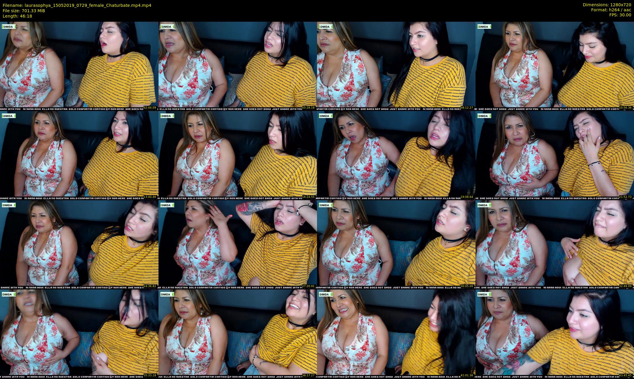 laurasophya — 47 minute Chaturbate female cam show recording, 720p, May 15, 2019
